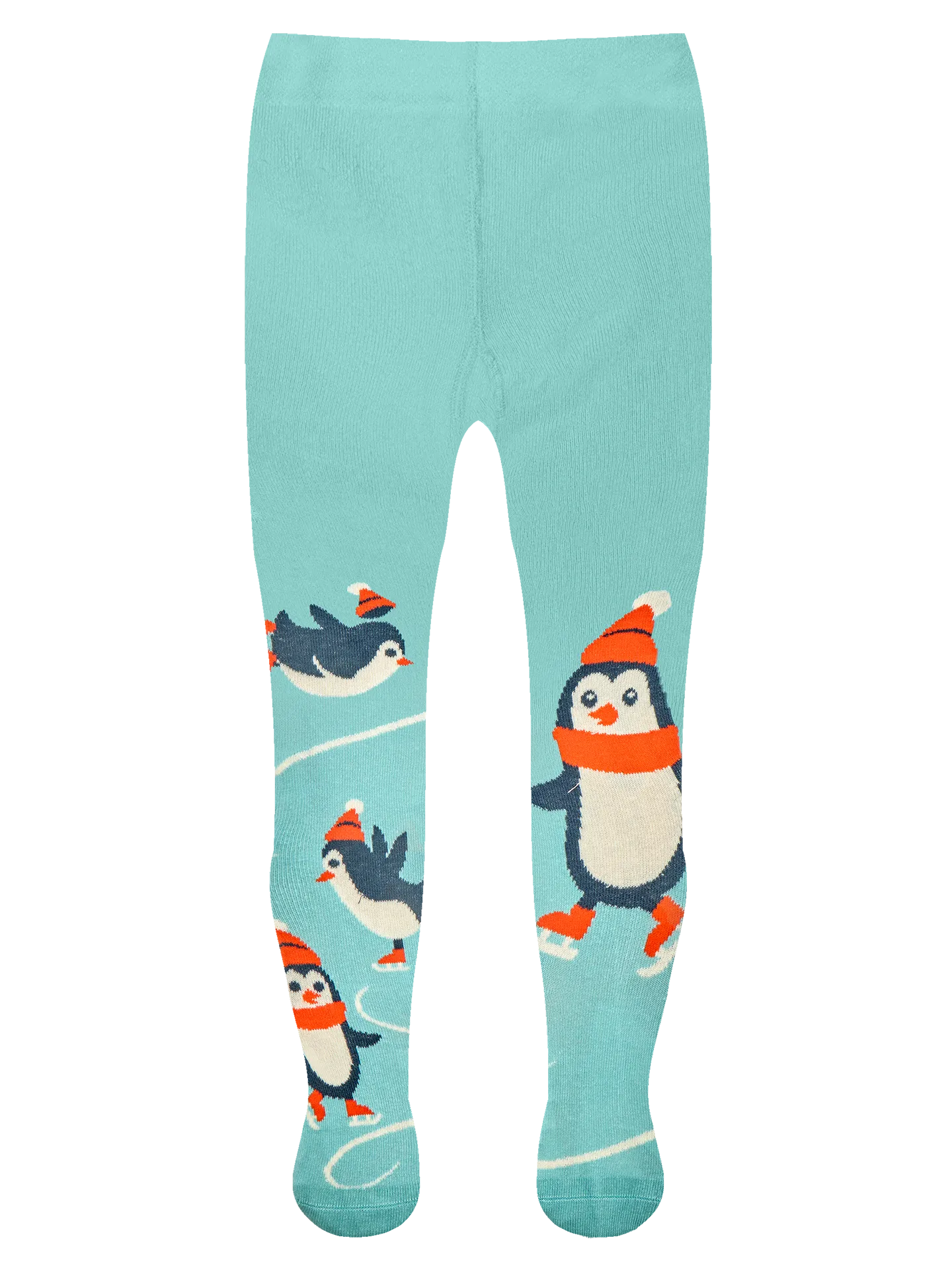 Medias infantiles alegres Pingüinos y hielo
