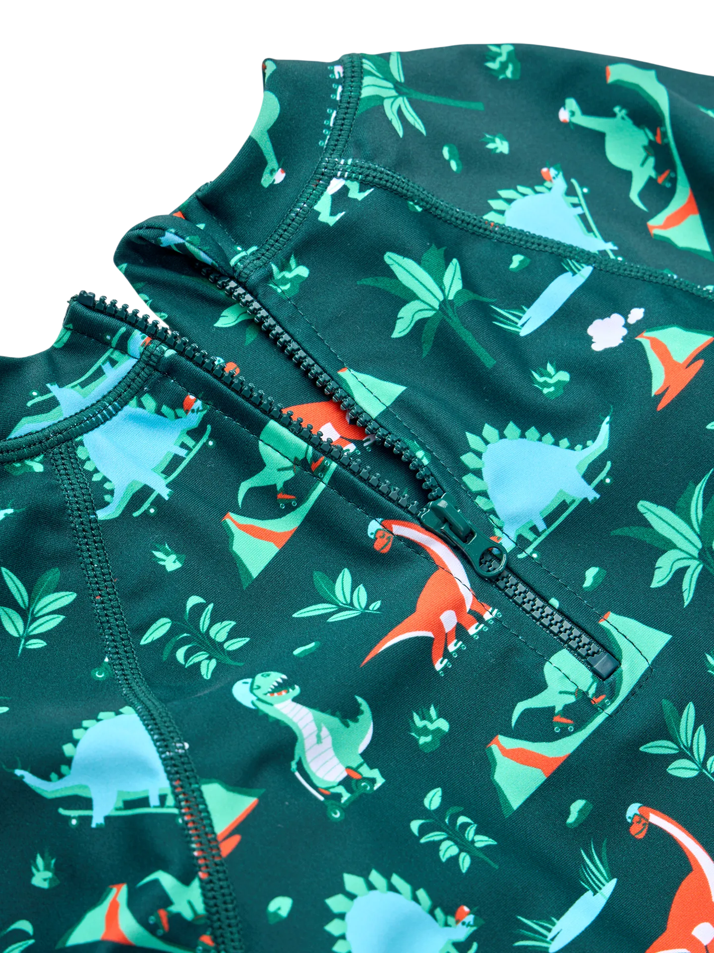 Camiseta de baño infantil con protección UV Skatepark de los dinosaurios - Image 3