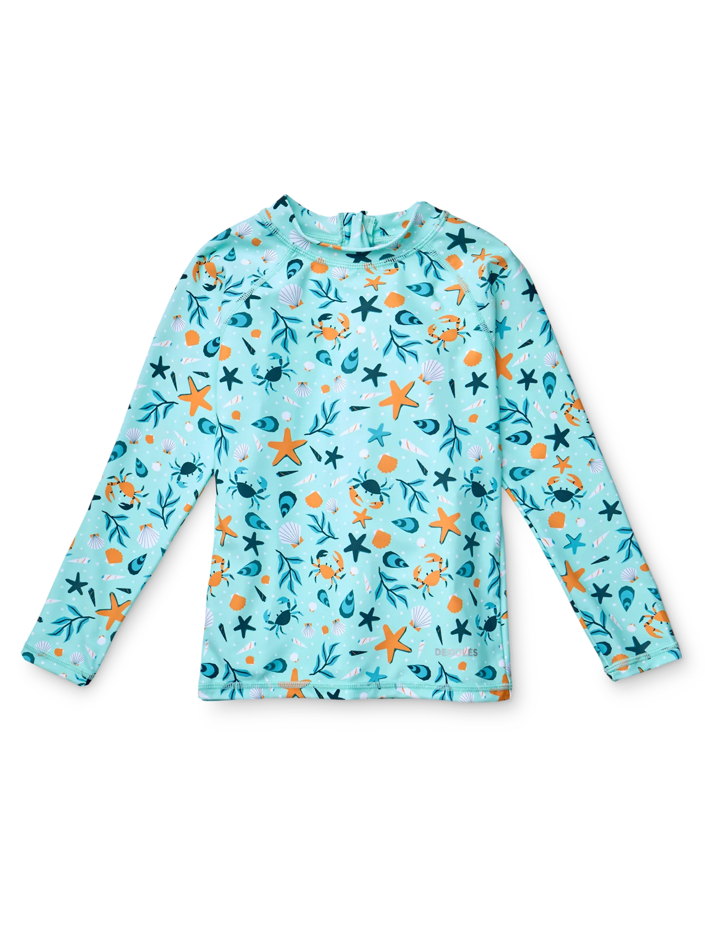 Camiseta de baño infantil con protección UV Conchas marinas