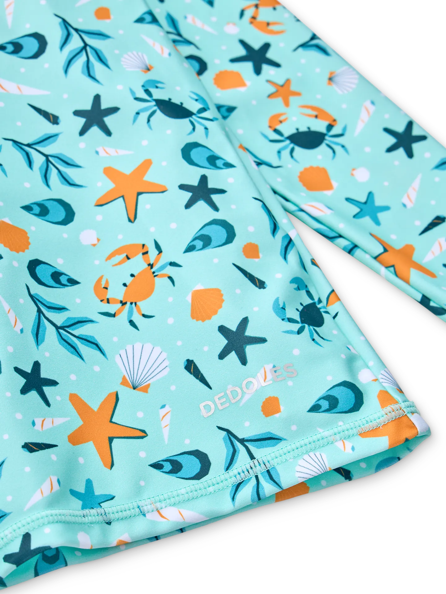 Camiseta de baño infantil con protección UV Conchas marinas - Image 2