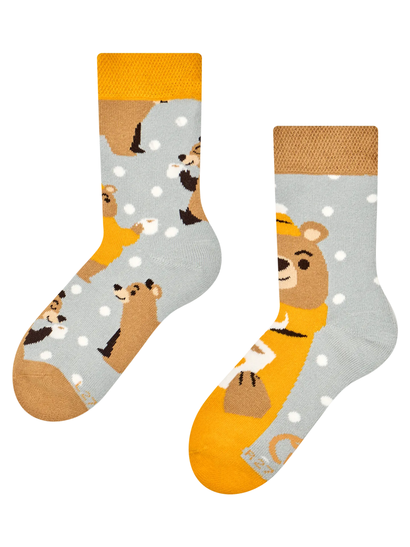 Calcetines infantiles de invierno Oso y te