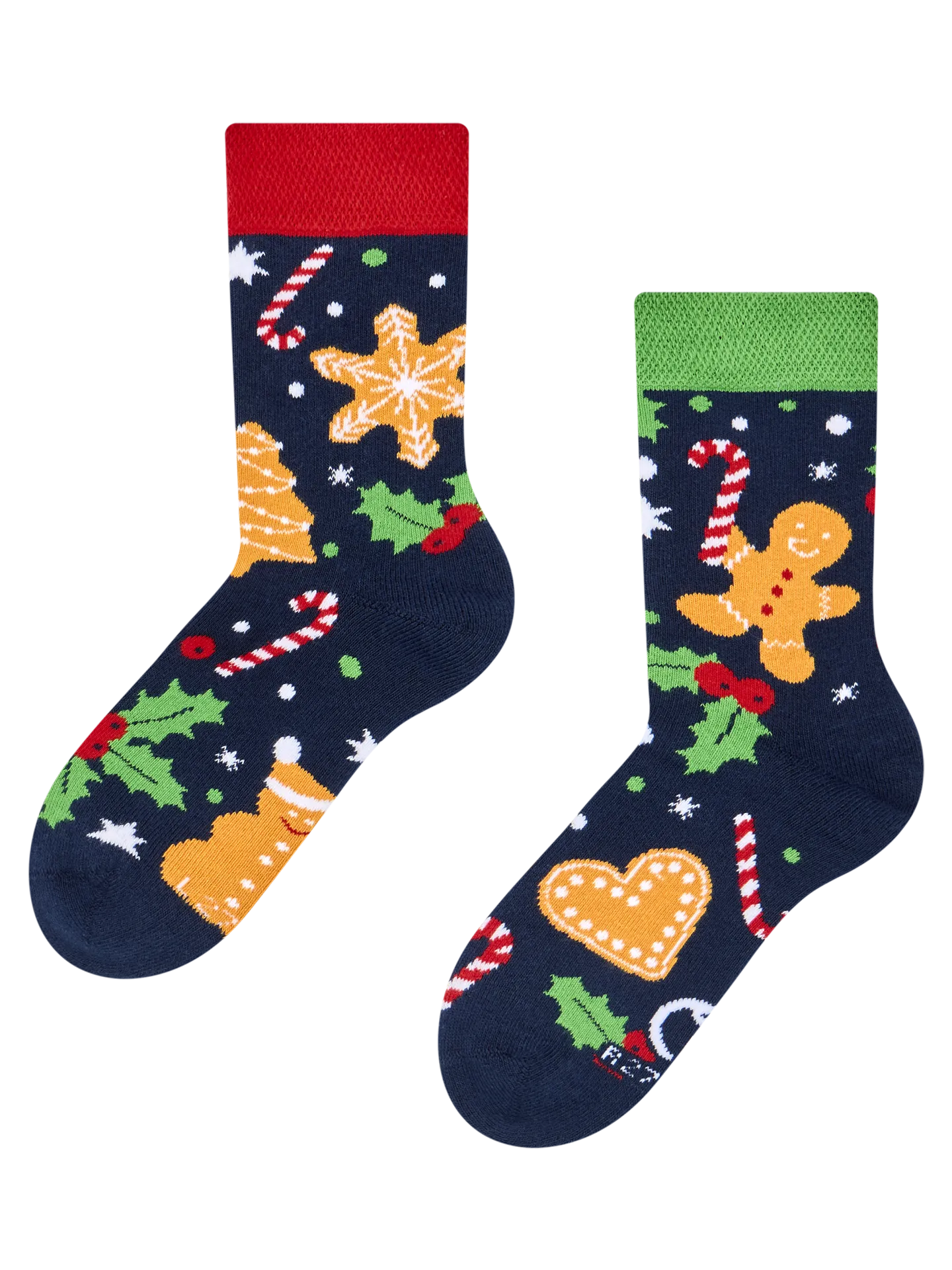 Calcetines infantiles de invierno Galletas de jengibre y dulces