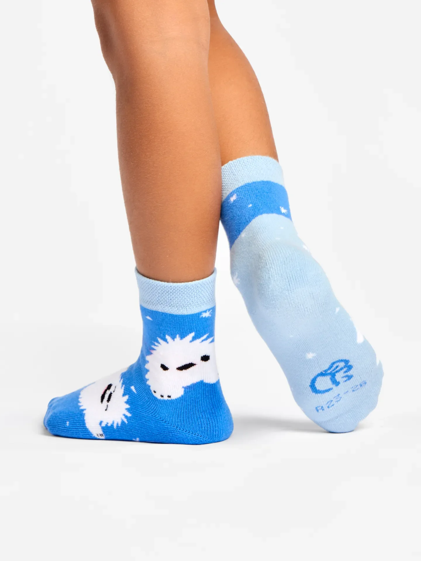 Calcetines infantiles alegres de inverno Pequeño yeti - Image 3