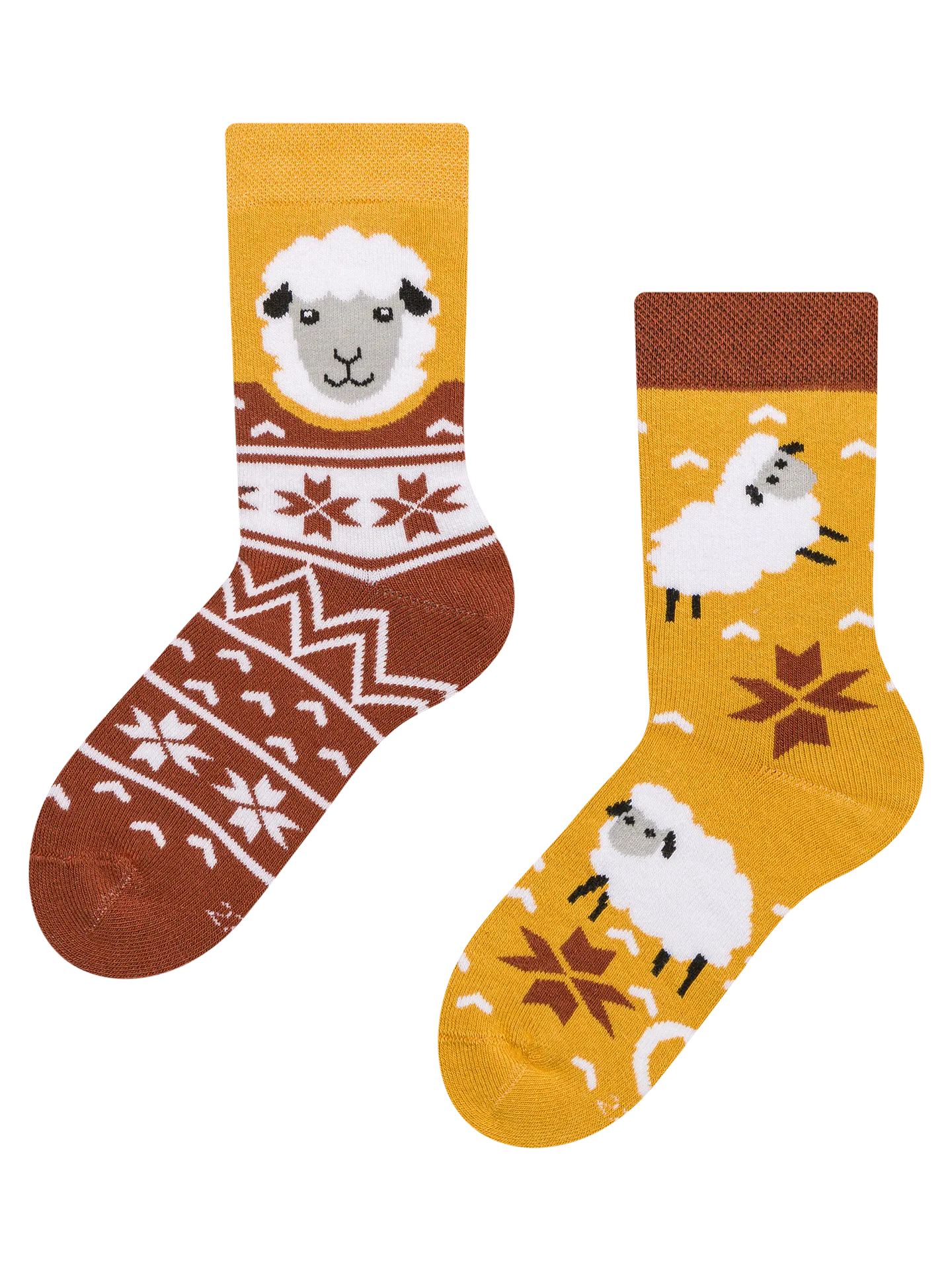 Calcetines infantiles alegres de inverno Ovejas con sudadera