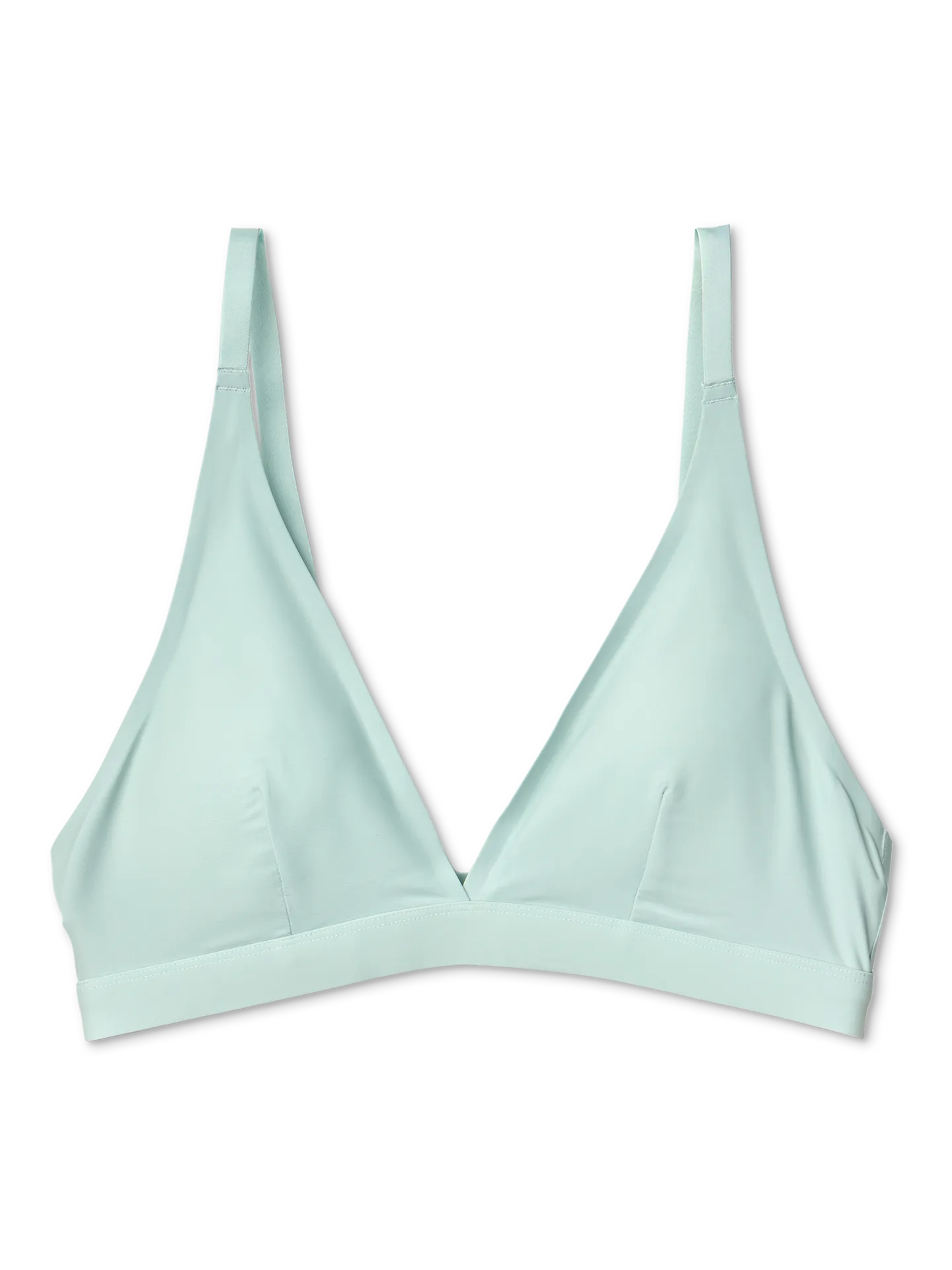 Bralette triangular sin costuras Verde claro