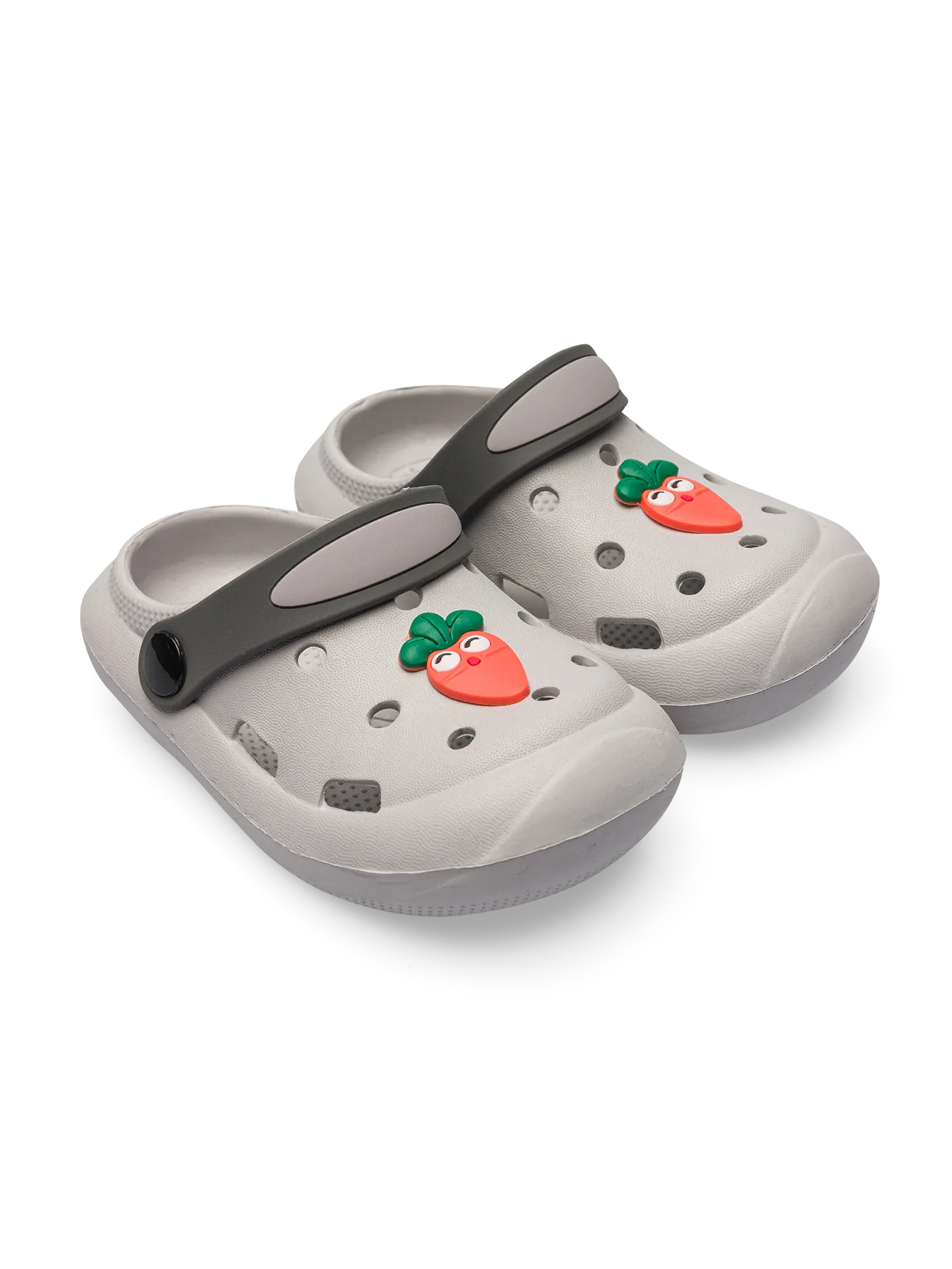 Zuecos infantiles gris claro - Image 2