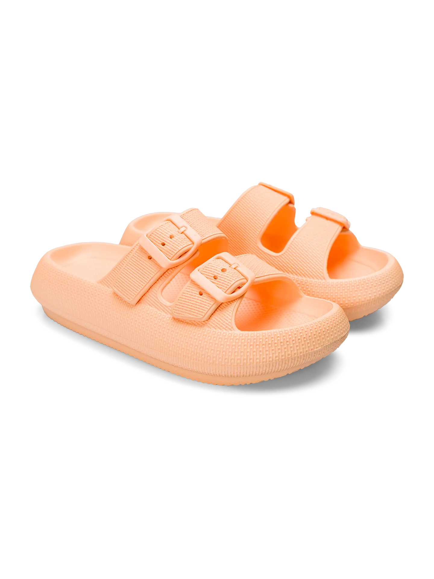 Sandalias con plataforma para mujer Melocotón claro - Image 2