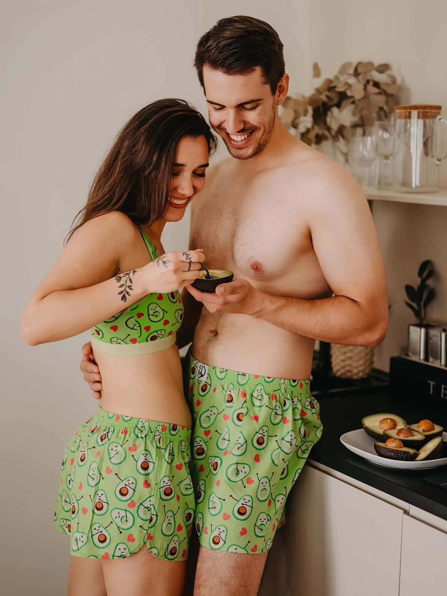 Calzoncillos alegres para hombre Amor por los aguacates - Image 6