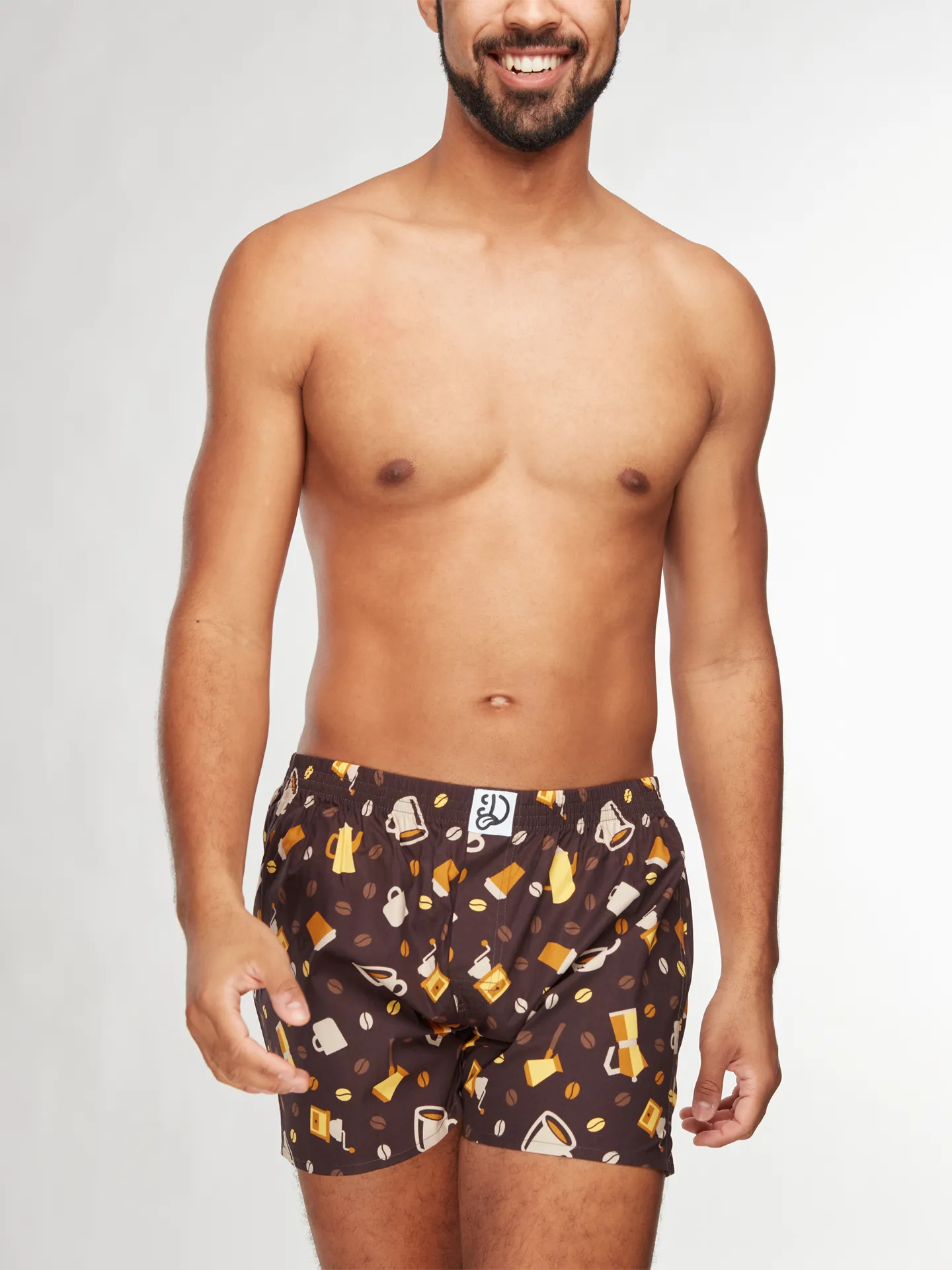 Calzoncillos alegres para hombre Granos de café - Image 3