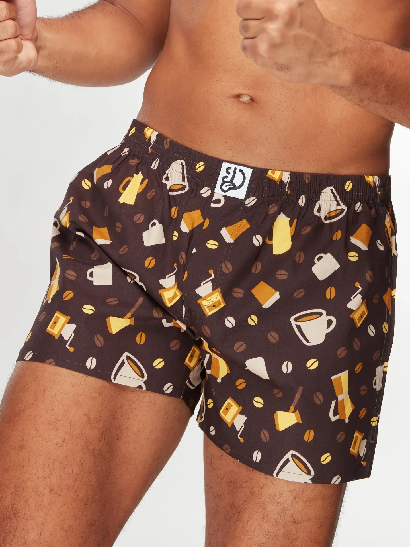 Calzoncillos alegres para hombre Granos de café - Image 4
