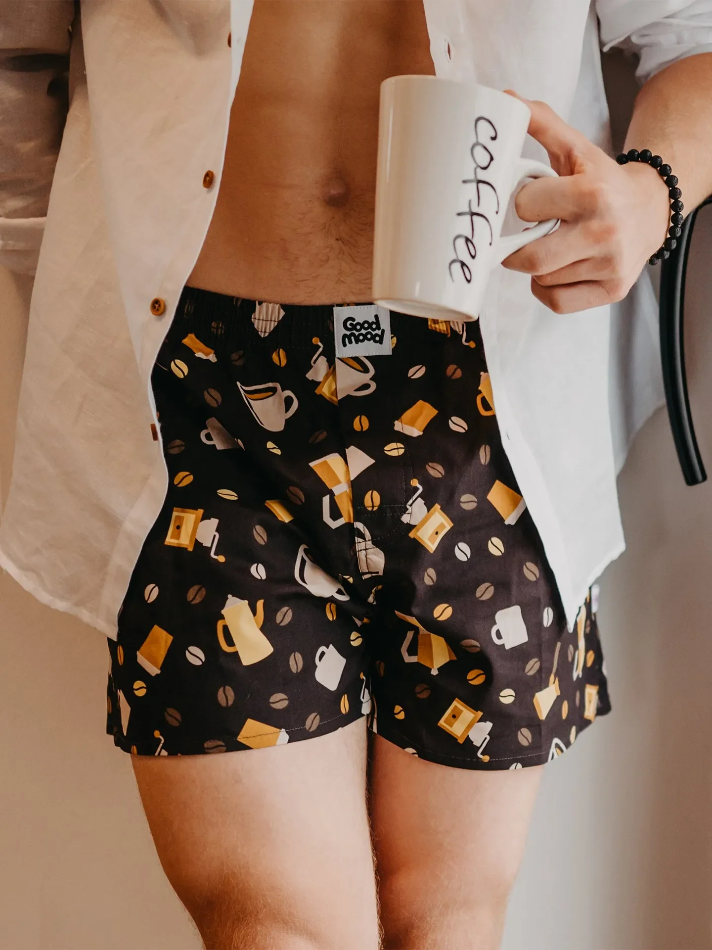 Calzoncillos alegres para hombre Granos de café - Image 7