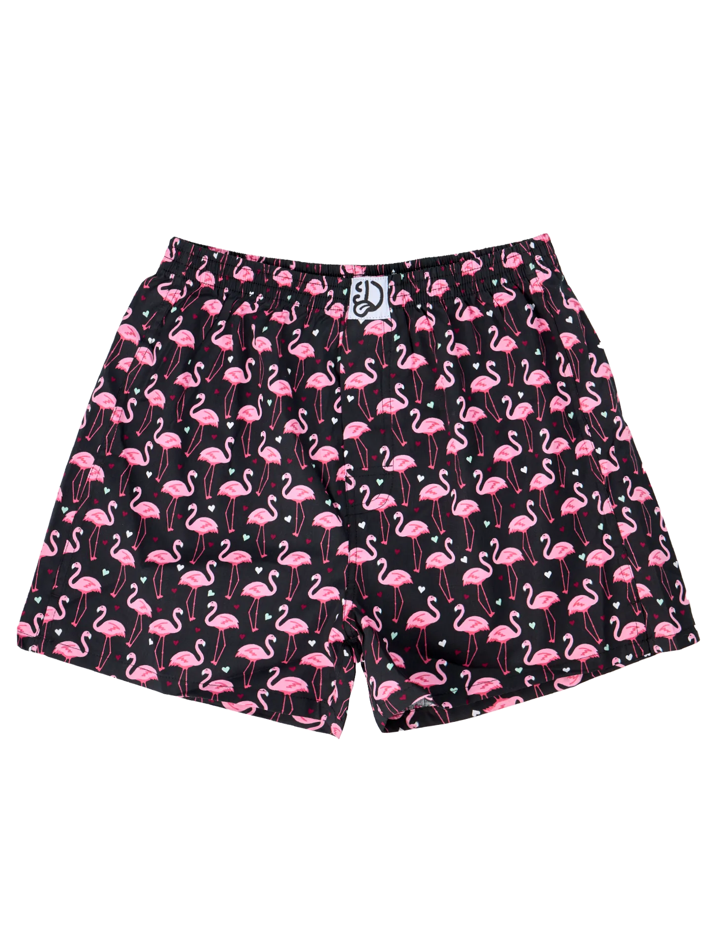 Calzoncillos alegres para hombre Flamencos y corazones