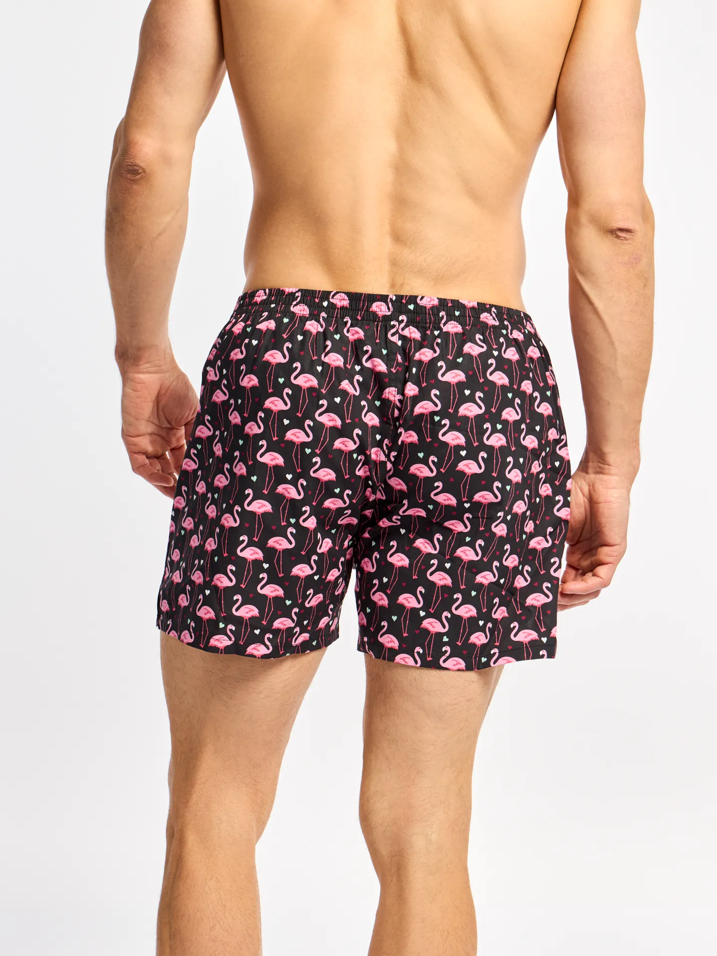 Calzoncillos alegres para hombre Flamencos y corazones - Image 3