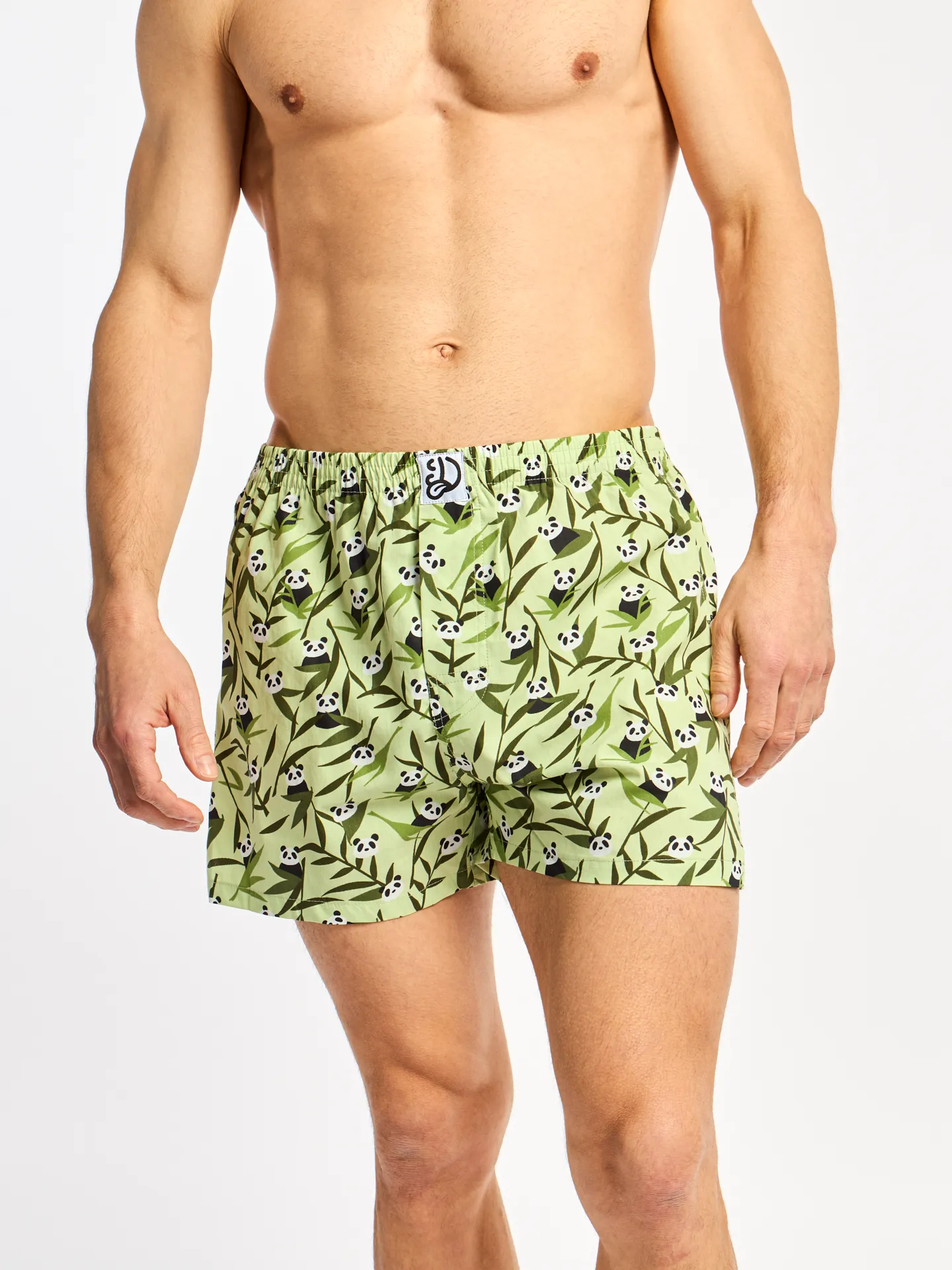 Calzoncillos alegres para hombre Pandas y bambú - Image 2