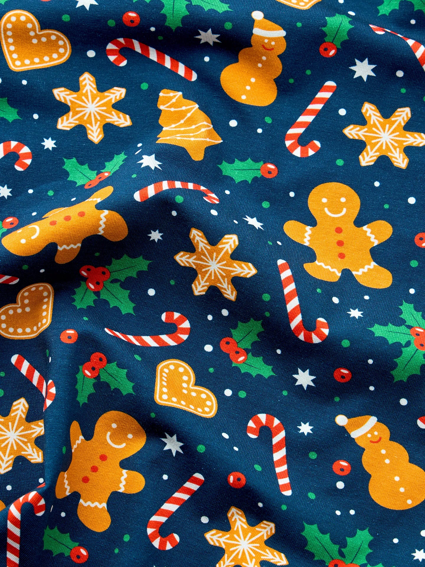 Pijama alegre para hombre Galletas de jengibre y dulces - Image 3