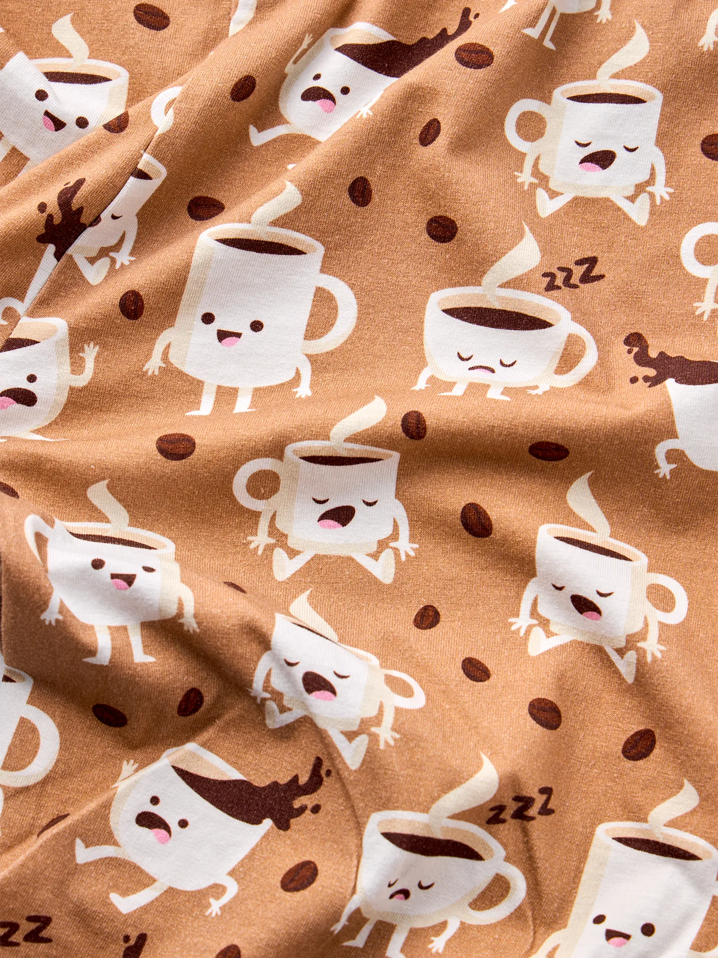 Pijama alegre para hombre Café soñoliento - Image 3
