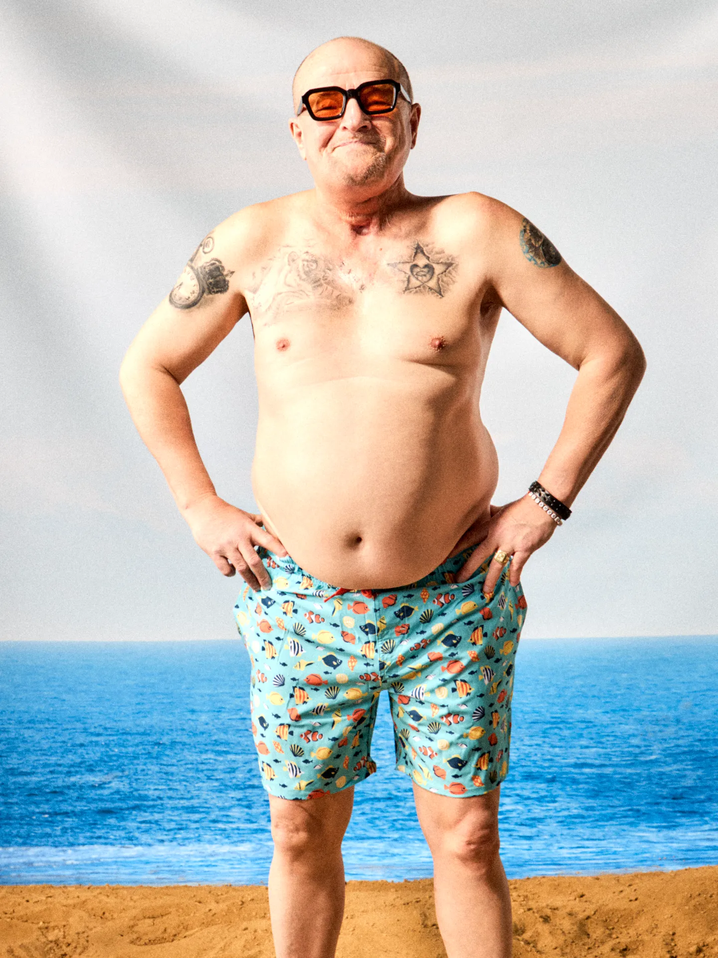 Bermudas alegres para hombre Mundo marino - Image 3