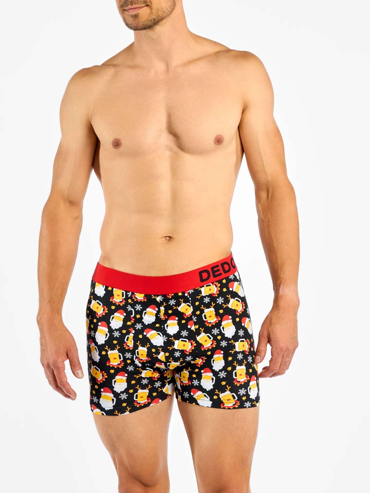 Bóxeres alegres para hombre Santa Cerveza - Image 3