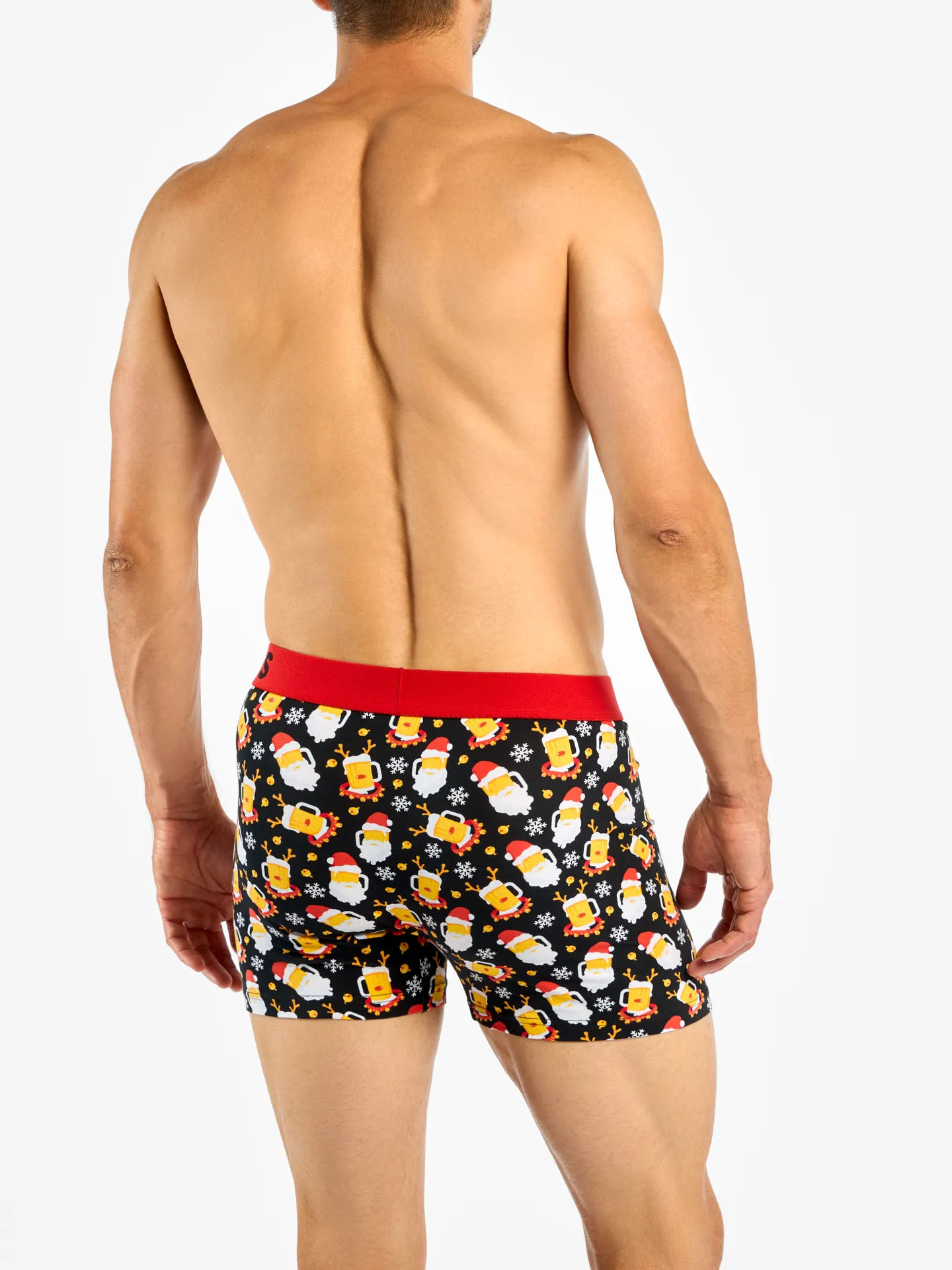 Bóxeres alegres para hombre Santa Cerveza - Image 4