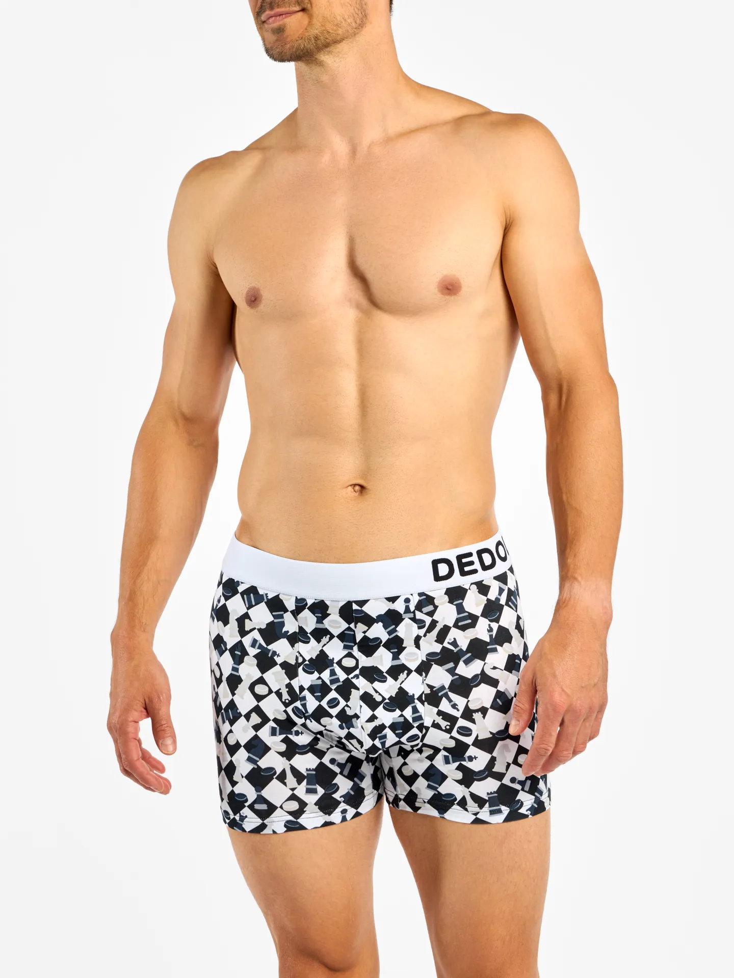 Bóxeres alegres para hombre Damas y ajedrez - Image 3
