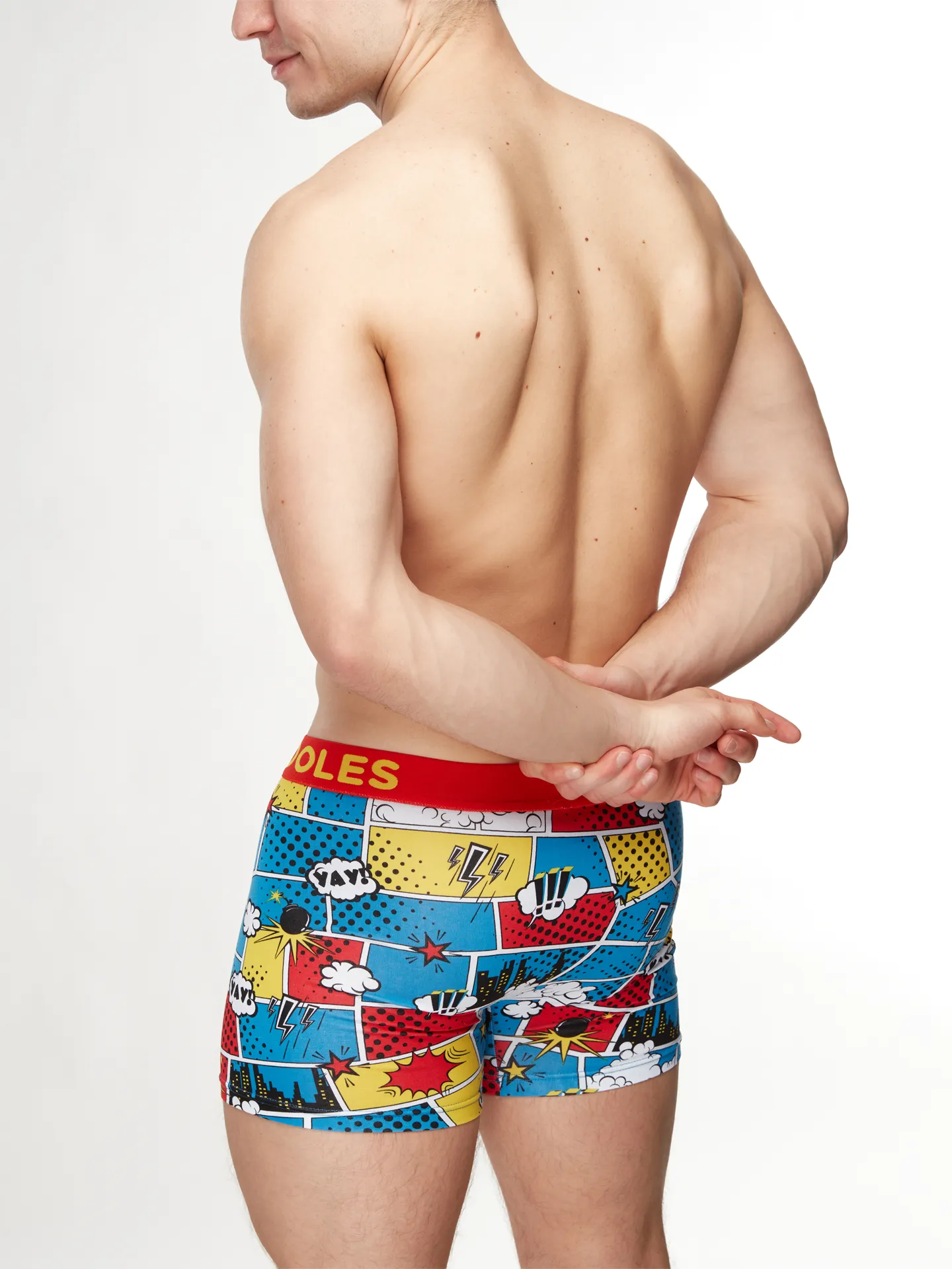 Bóxeres alegres para hombre Cómics de colores - Image 4