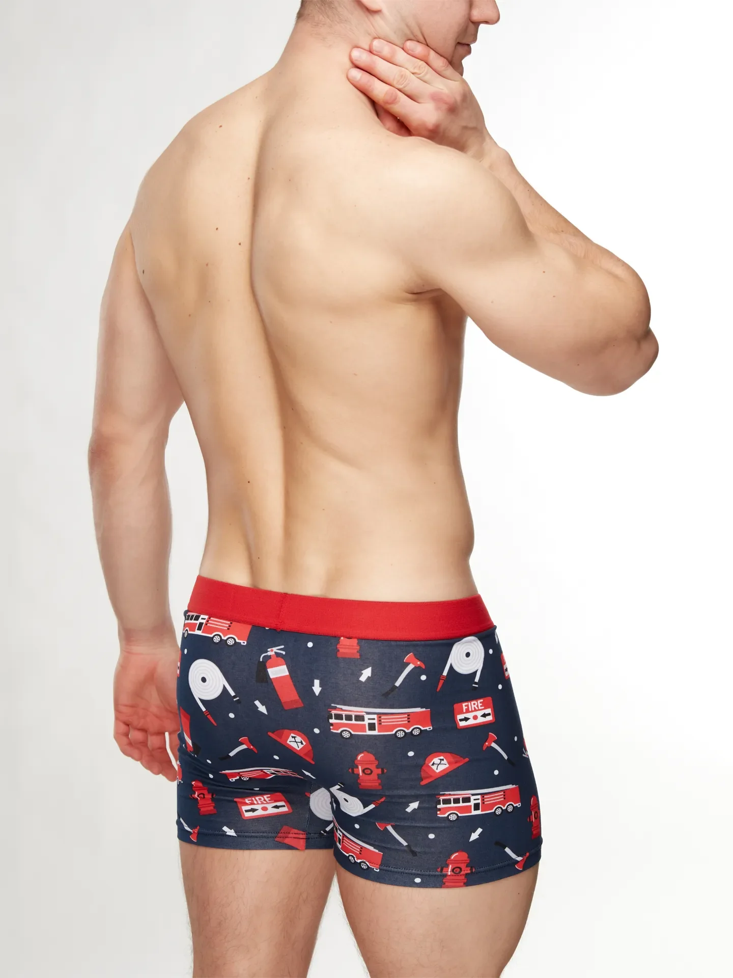 Bóxeres alegres para hombre Bombero - Image 4