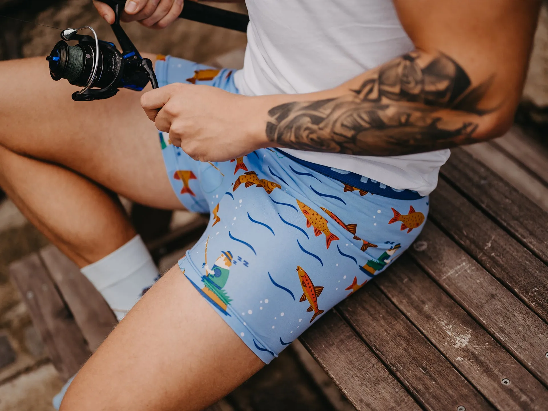 Bóxeres alegres para hombre Pesca - Image 6