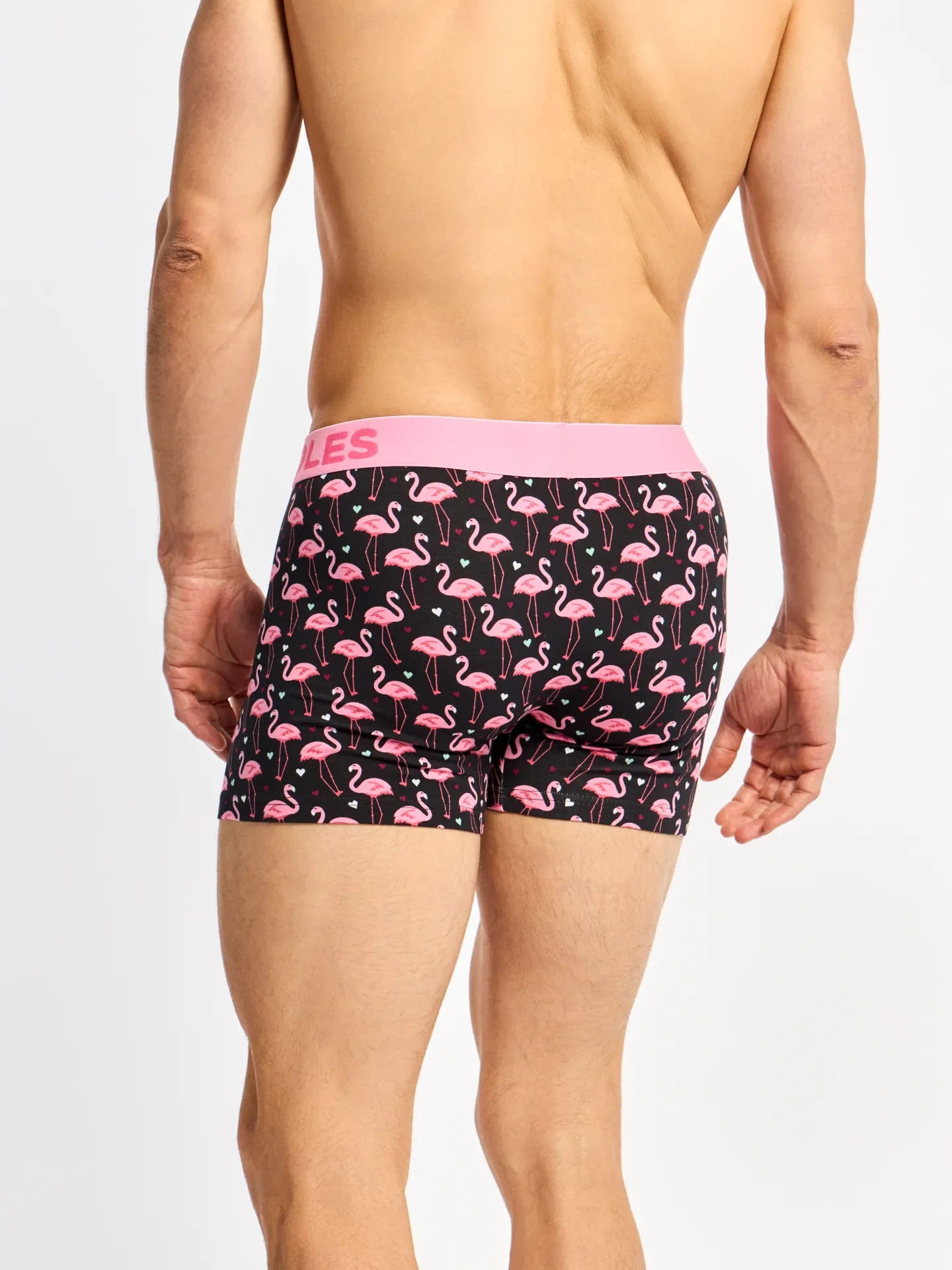 Bóxeres alegres para hombre Flamencos y corazones - Image 4