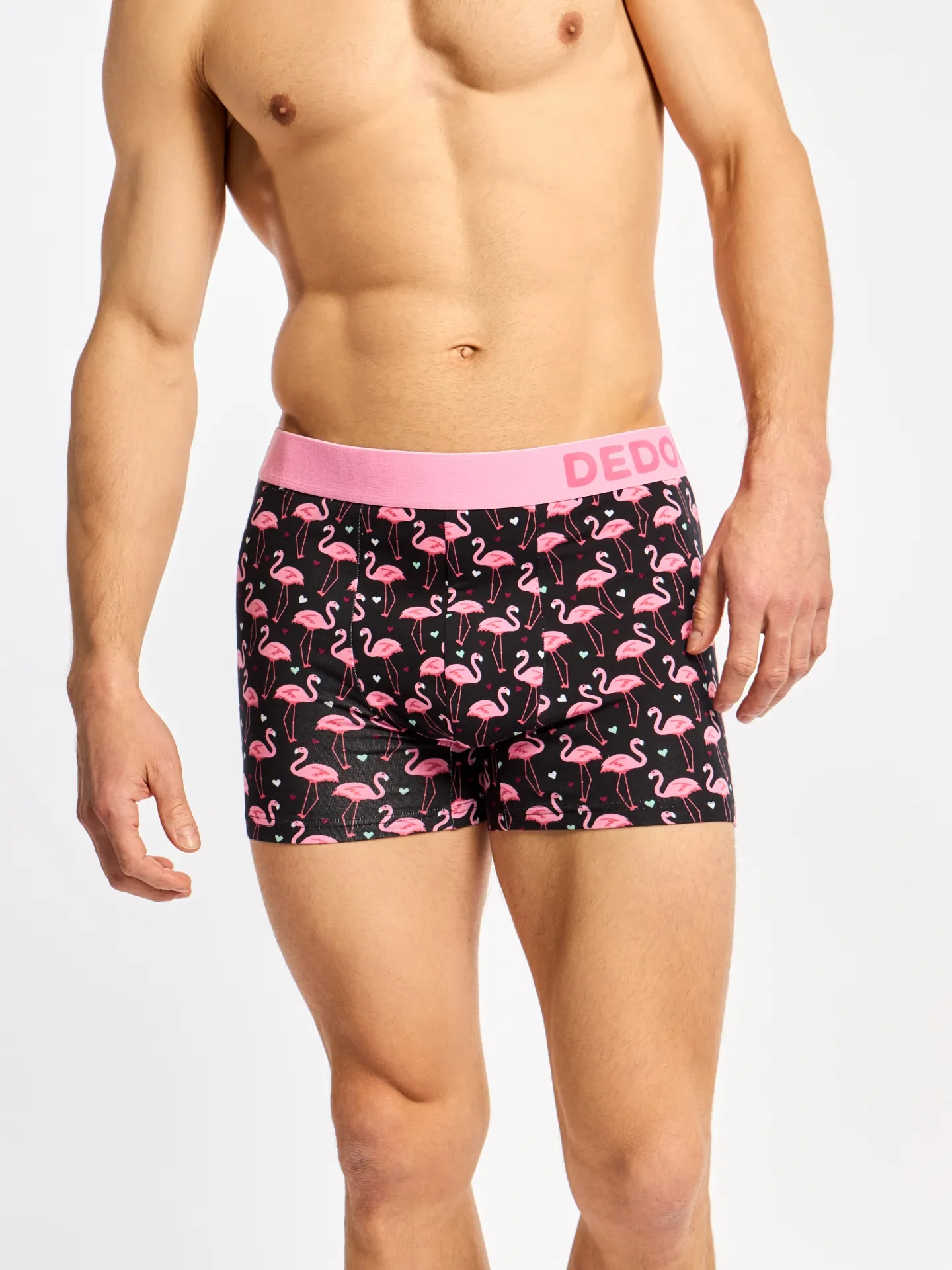 Bóxeres alegres para hombre Flamencos y corazones - Image 5