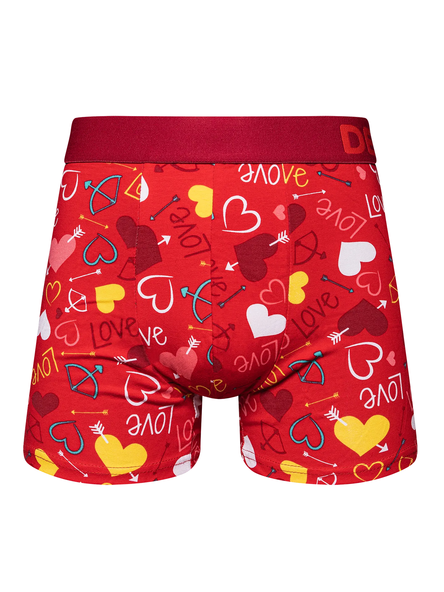 Bóxeres alegres para hombre Corazones