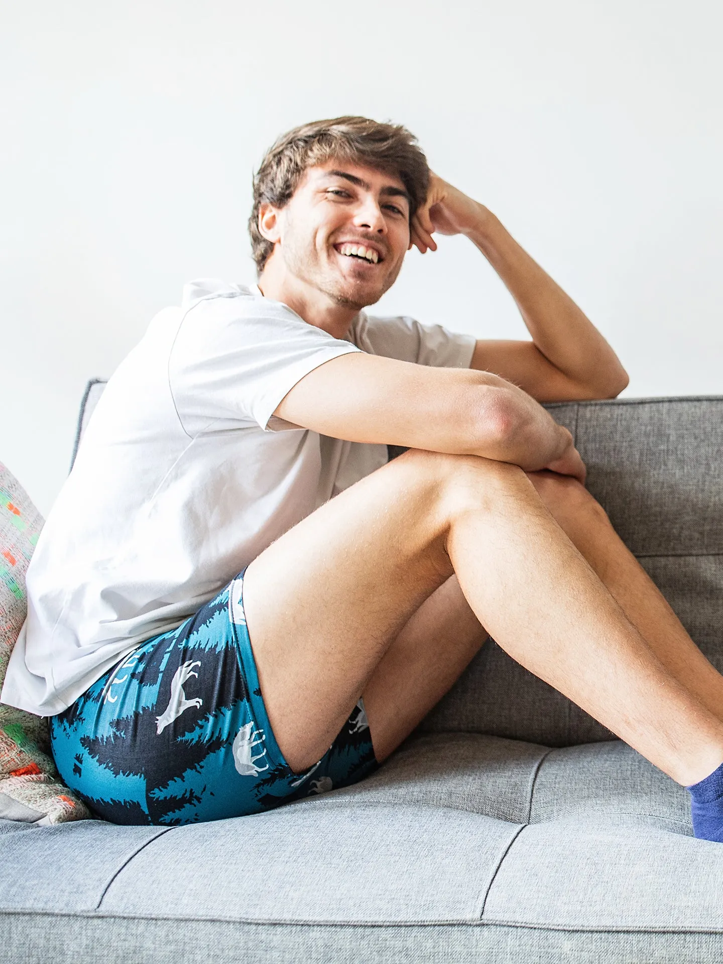 Bóxeres alegres para hombre Lobo de la luna - Image 7