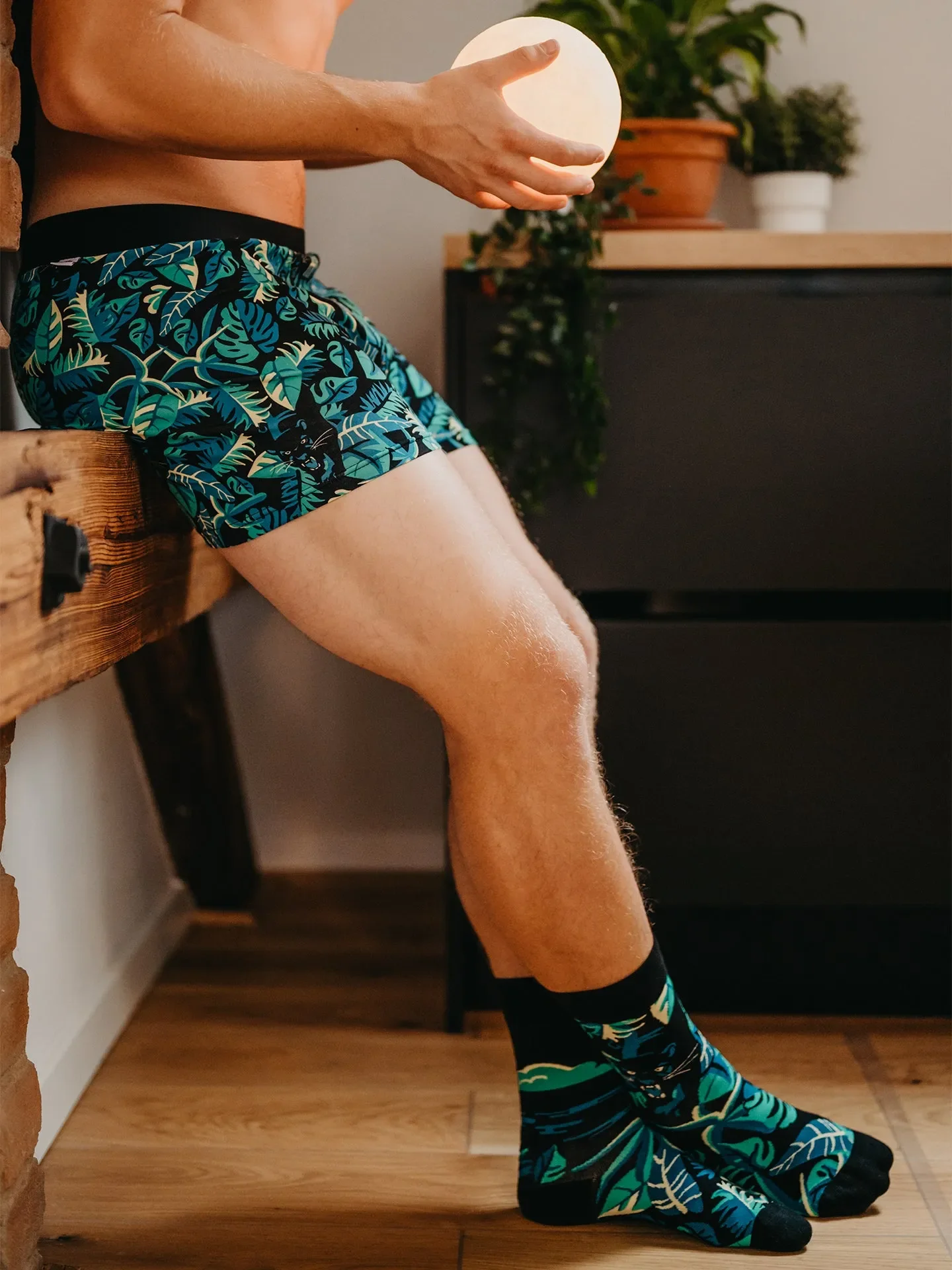 Bóxeres alegres para hombre Pantera nocturna - Image 7