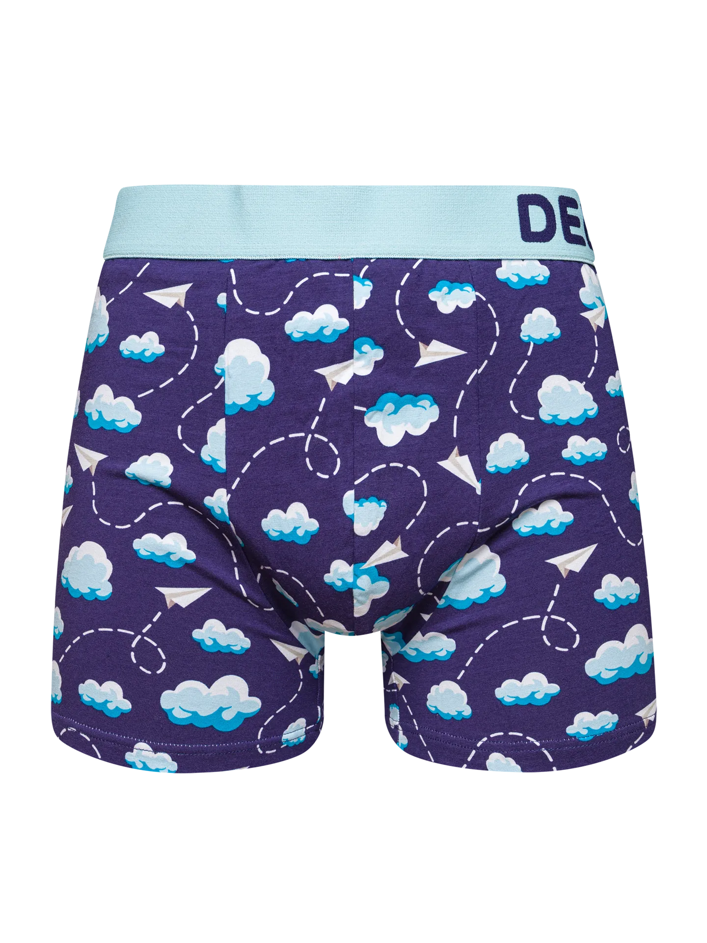 Bóxeres alegres para hombre Nubes y aviones de papel