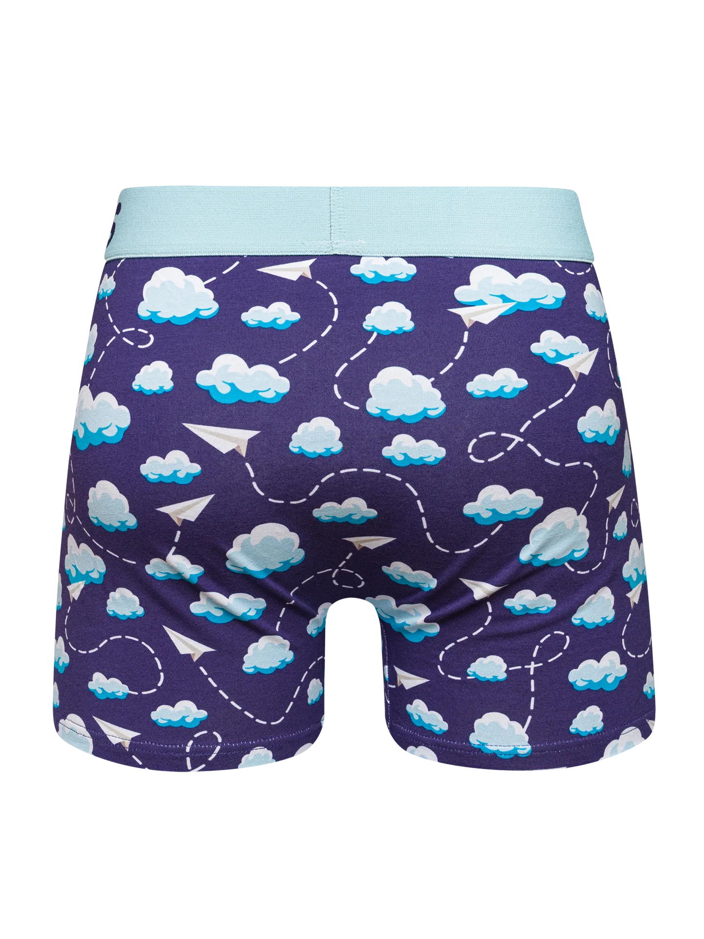 Bóxeres alegres para hombre Nubes y aviones de papel - Image 3