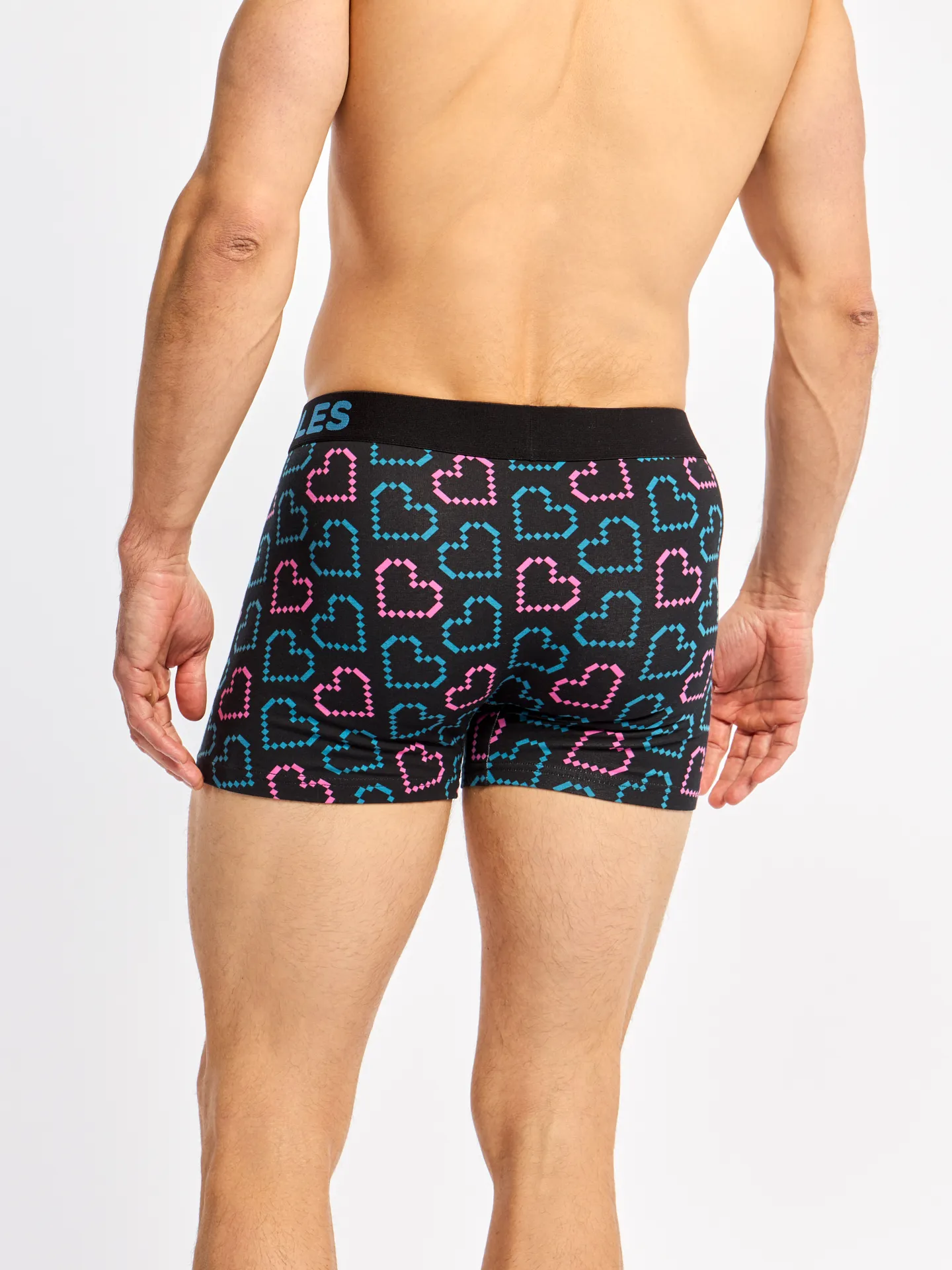 Bóxeres alegres para hombre Corazones de píxel - Image 3