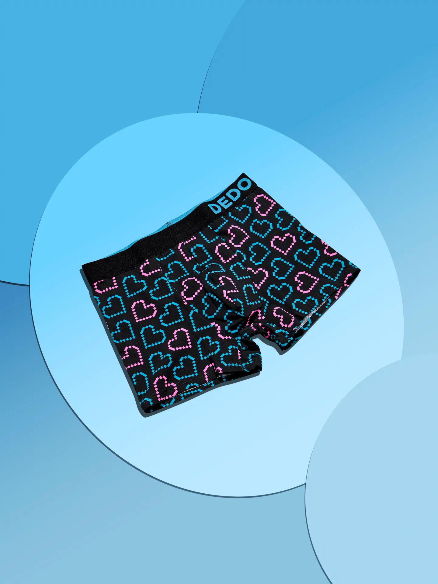 Bóxeres alegres para hombre Corazones de píxel - Image 4