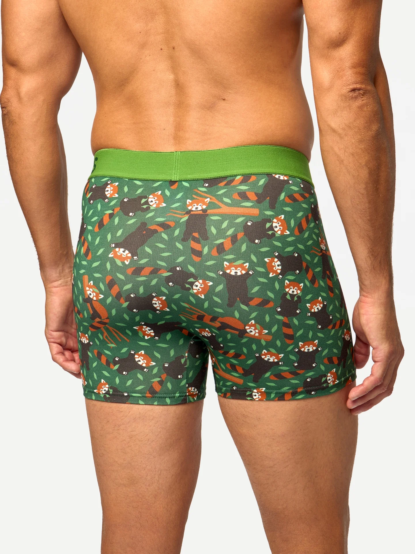 Bóxeres alegres para hombre Panda rojo - Image 2