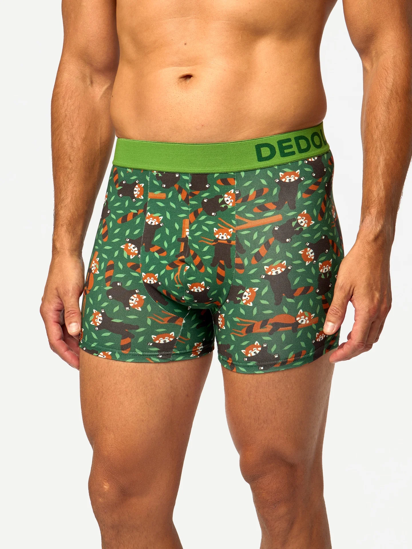Bóxeres alegres para hombre Panda rojo - Image 4