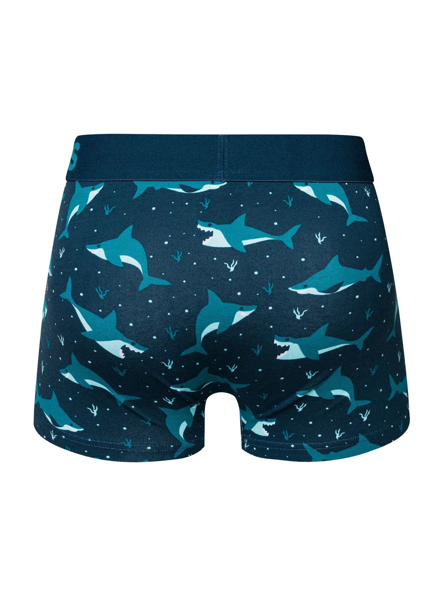 Bóxeres de pierna corta para hombre Tiburón azul - Image 2