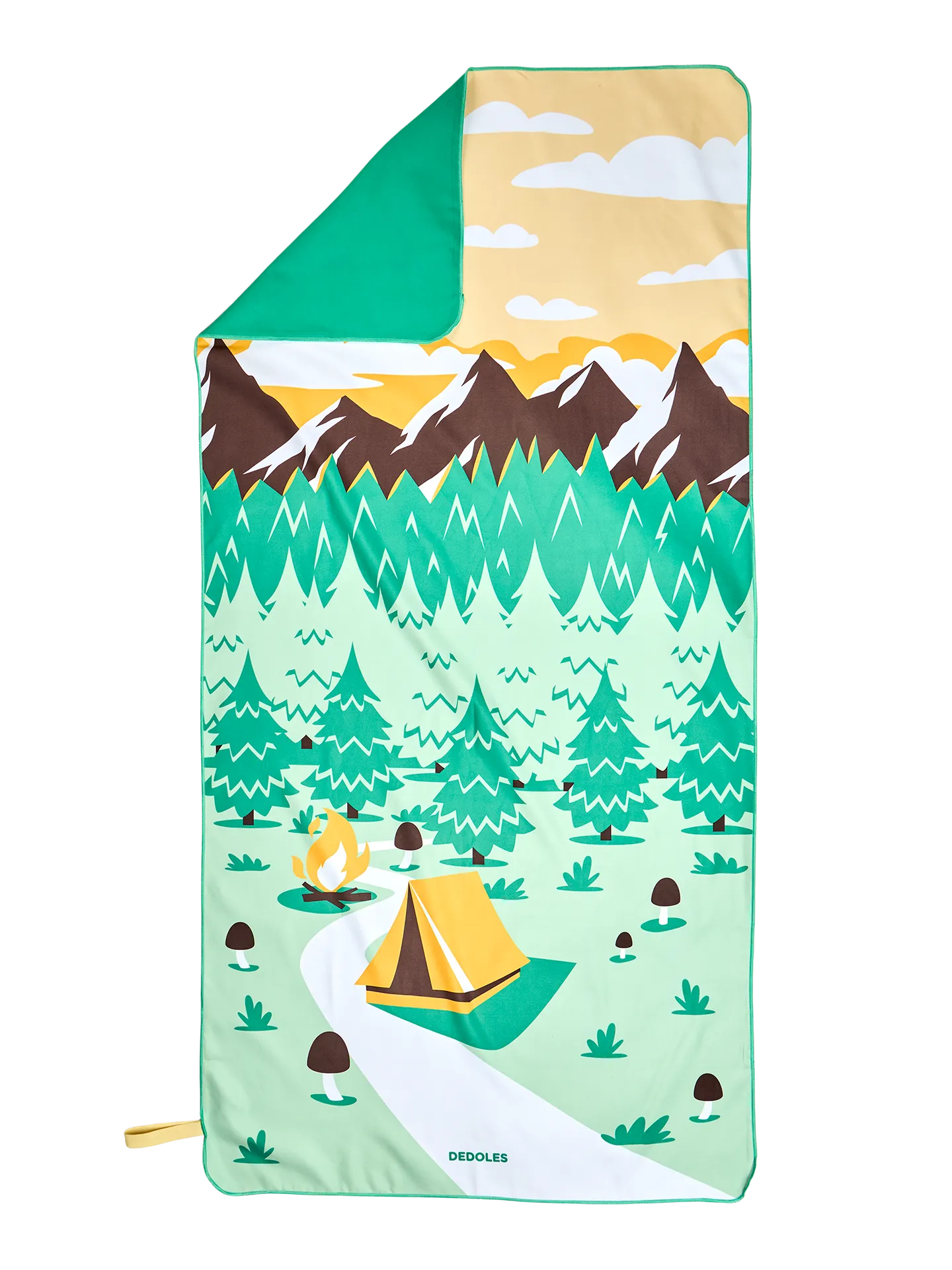 Toalla de microfibra Campamento de montaña