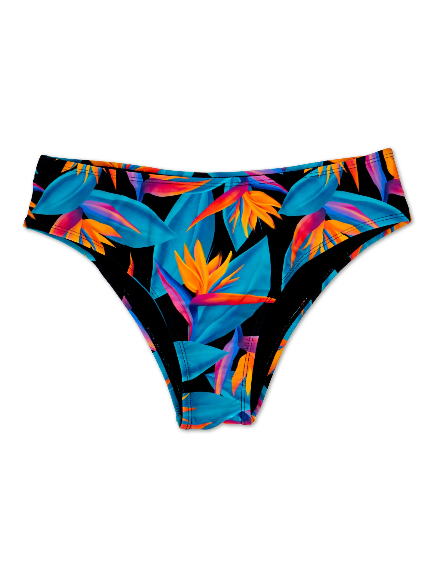 Bragas de bikini de cintura media Ave del paraíso