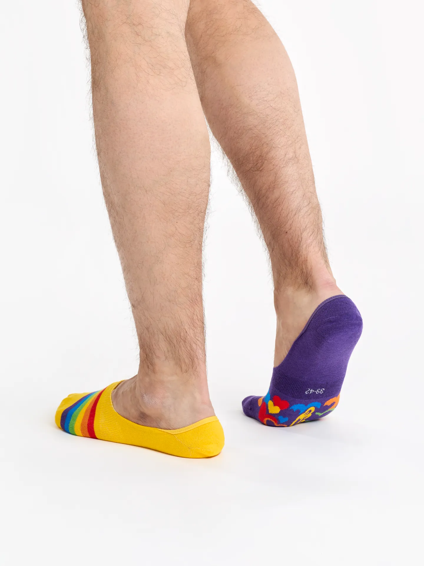Calcetines invisibles alegres Amor multicolor - Image 3