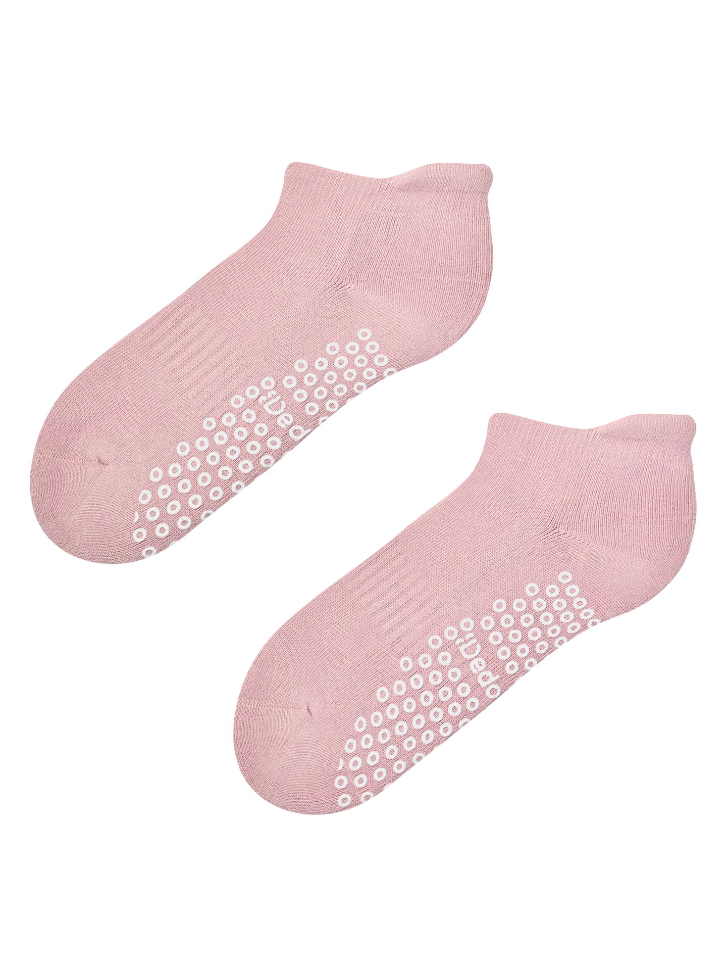 Calcetines rosa envejecido para pilates y yoga
