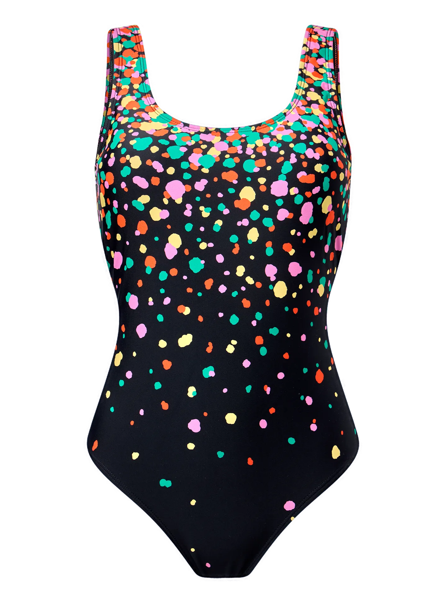 Bañador alegre de mujer Gotas de colores
