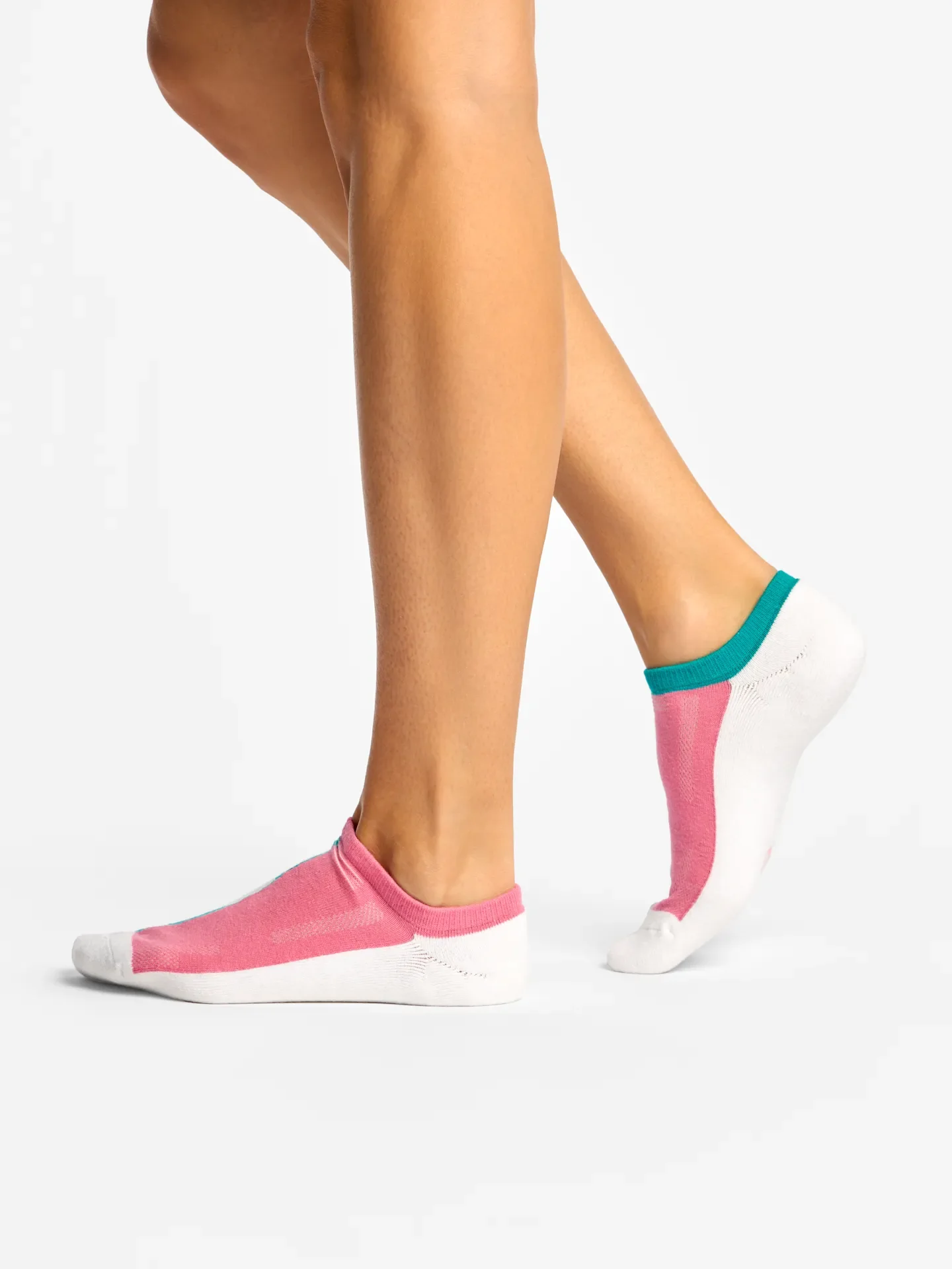 Calcetines funcionales rosa y turquesa - Image 2