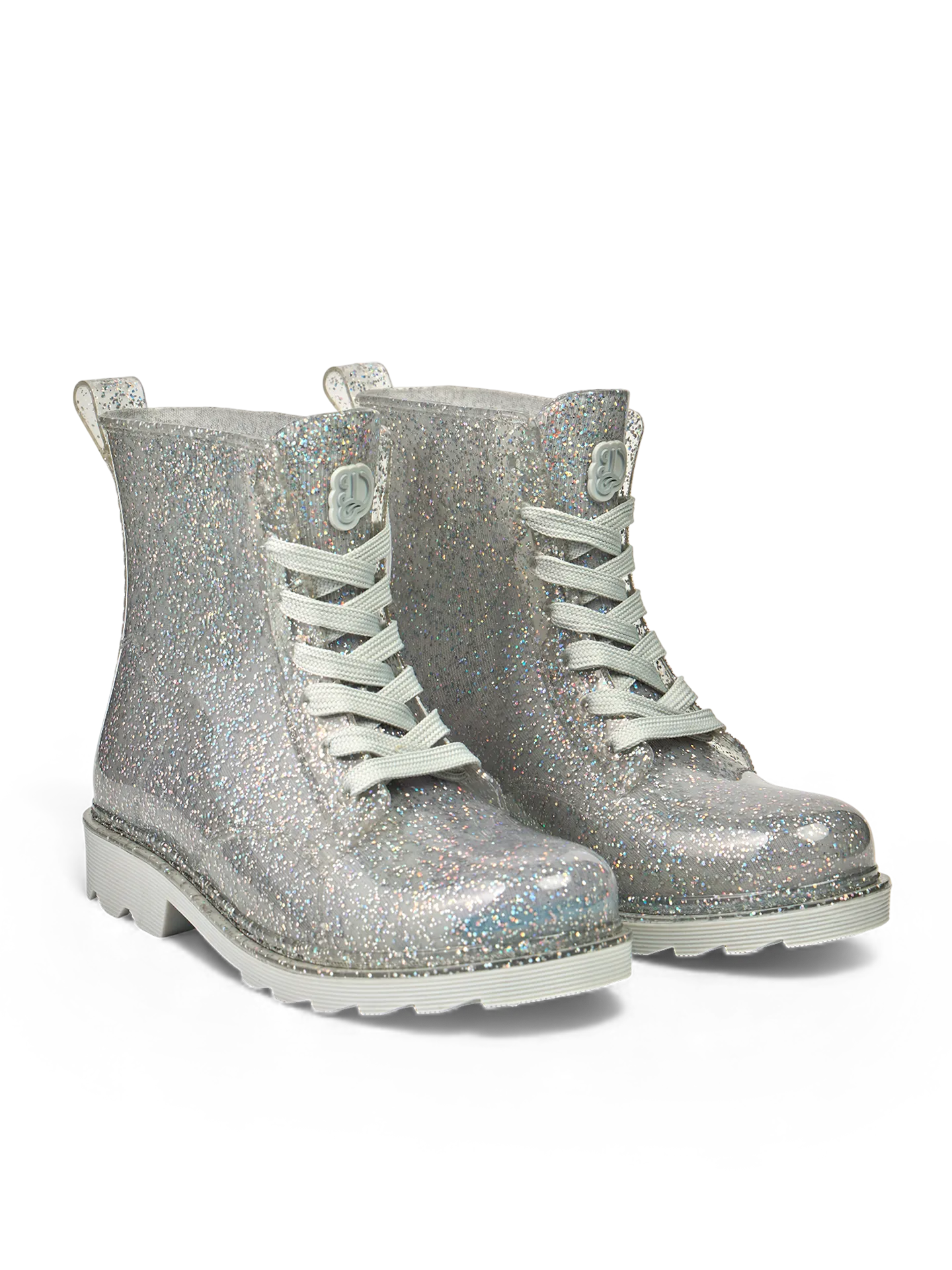 Botas de agua infantiles Purpurina arco iris perfumado