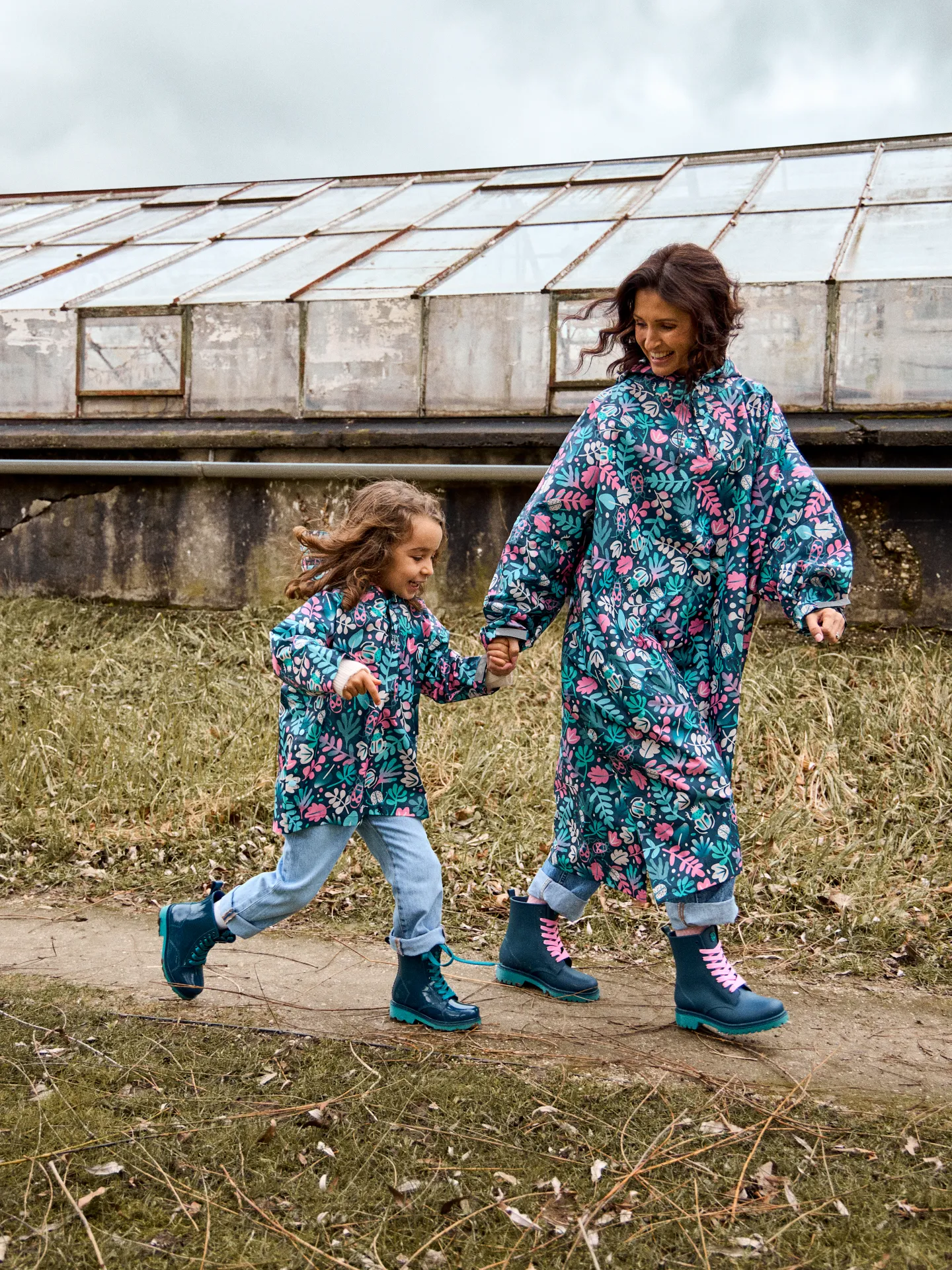 Botas de agua para mujer Azul esmeralda - Image 9