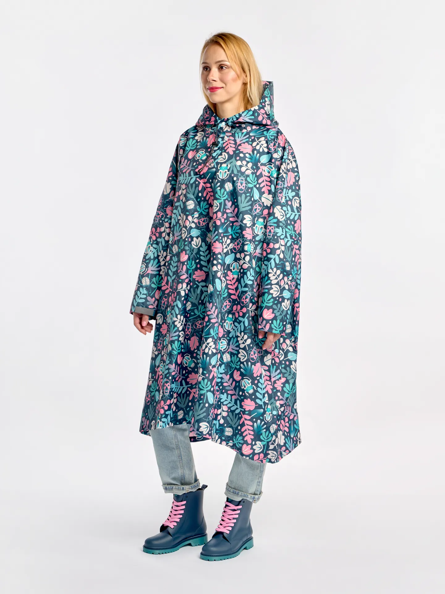Impermeable alegre Hojas e insectos - Image 3