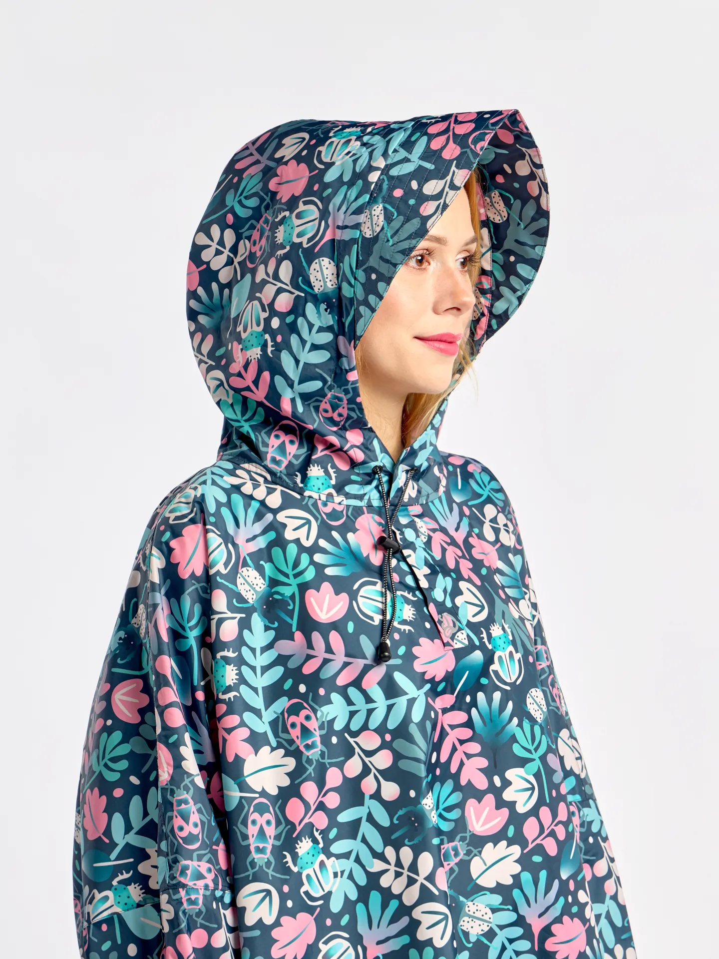 Impermeable alegre Hojas e insectos - Image 6