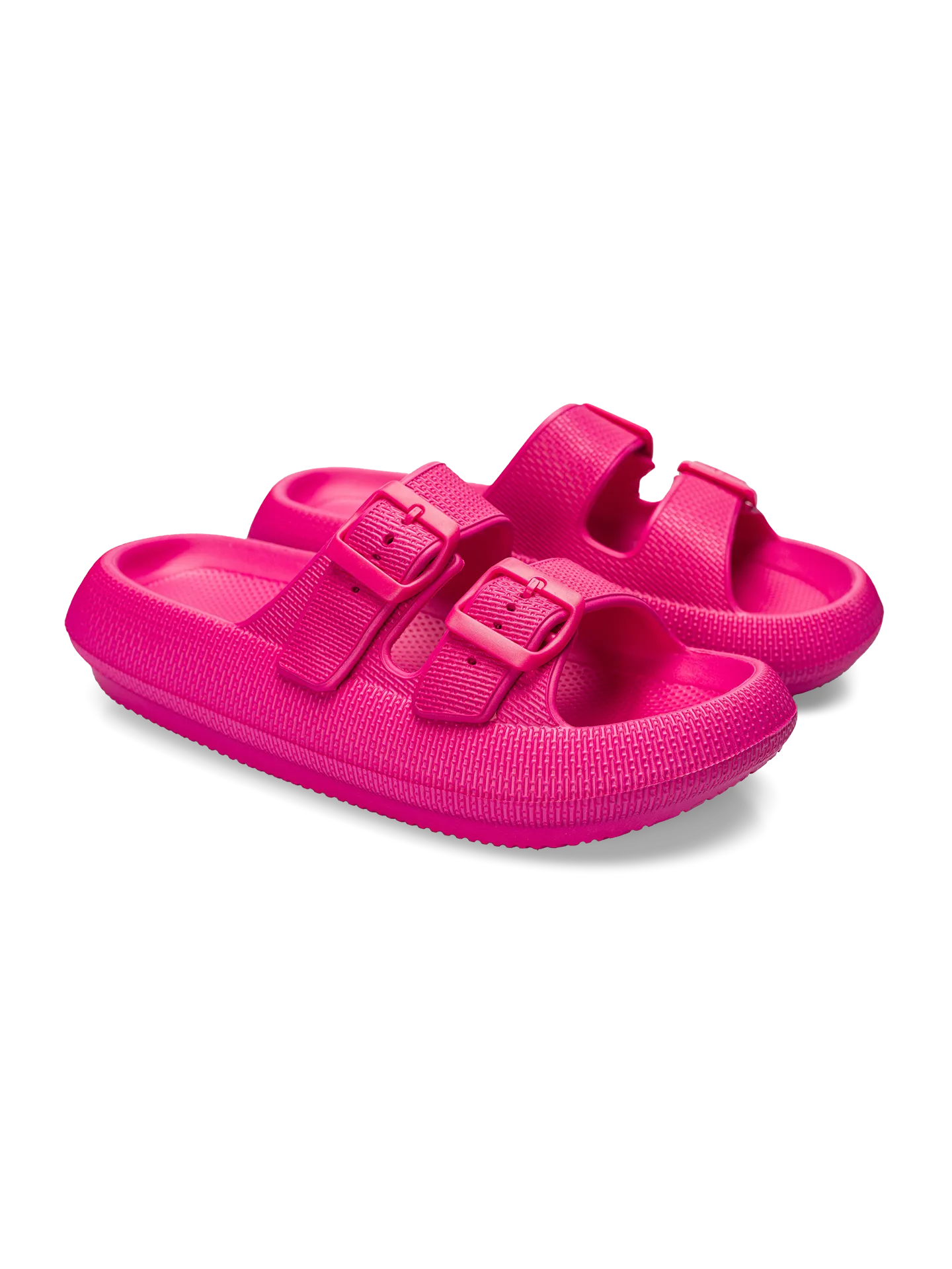 Sandalias con plataforma para mujer Rosa frambuesa - Image 2